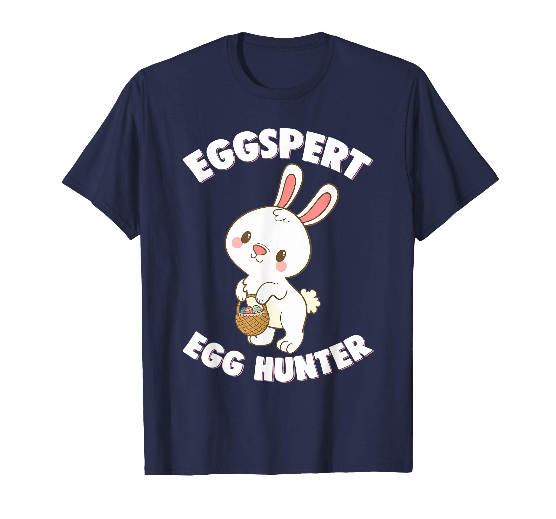 Eggspert Egg Hunter Happy Easter Kids Boys Girls T Shirt