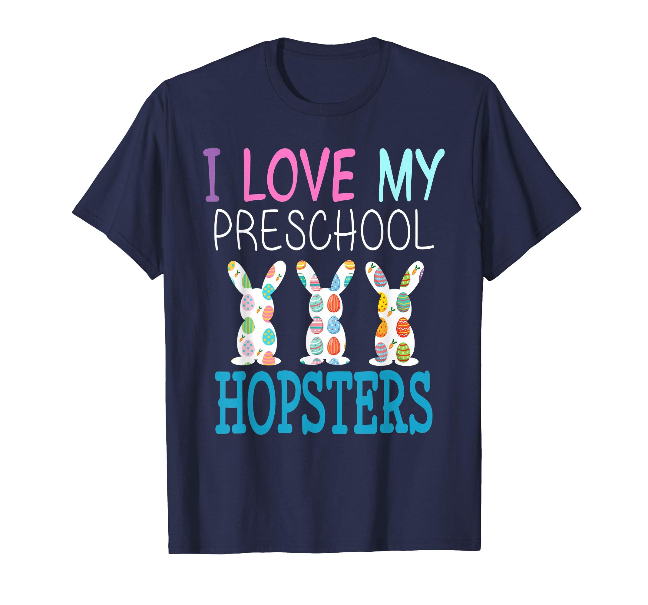 Easter Preschool Teacher Shirt Gift Easter T-Shirt Women