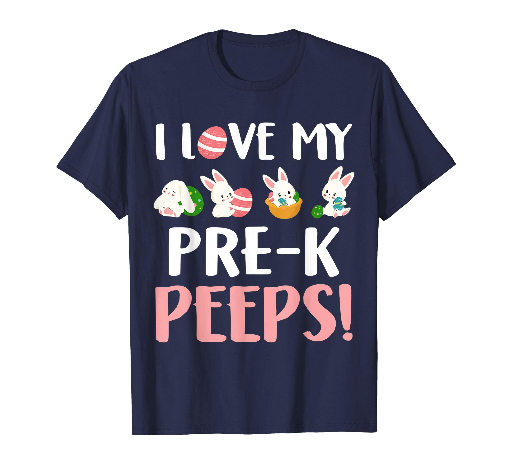 I Love My Pre-k Peeps Easter Day T-Shirt