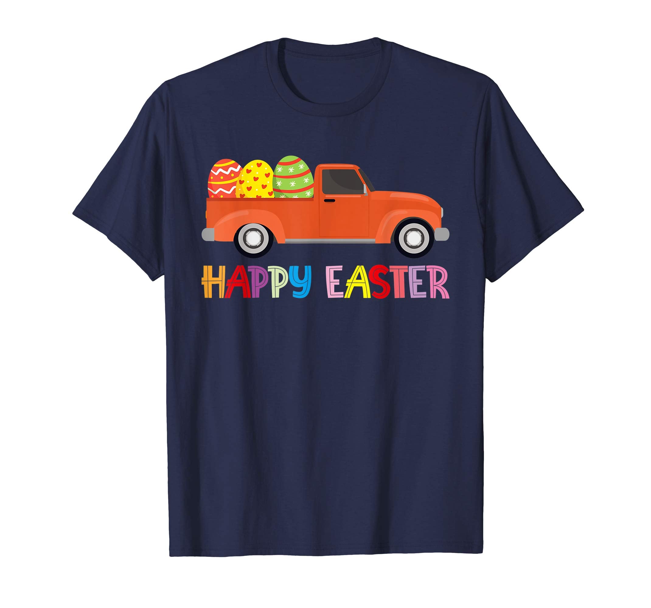 Happy Easter Truck Egg Hunt Is On Kids Boys Girls Shirt Gift
