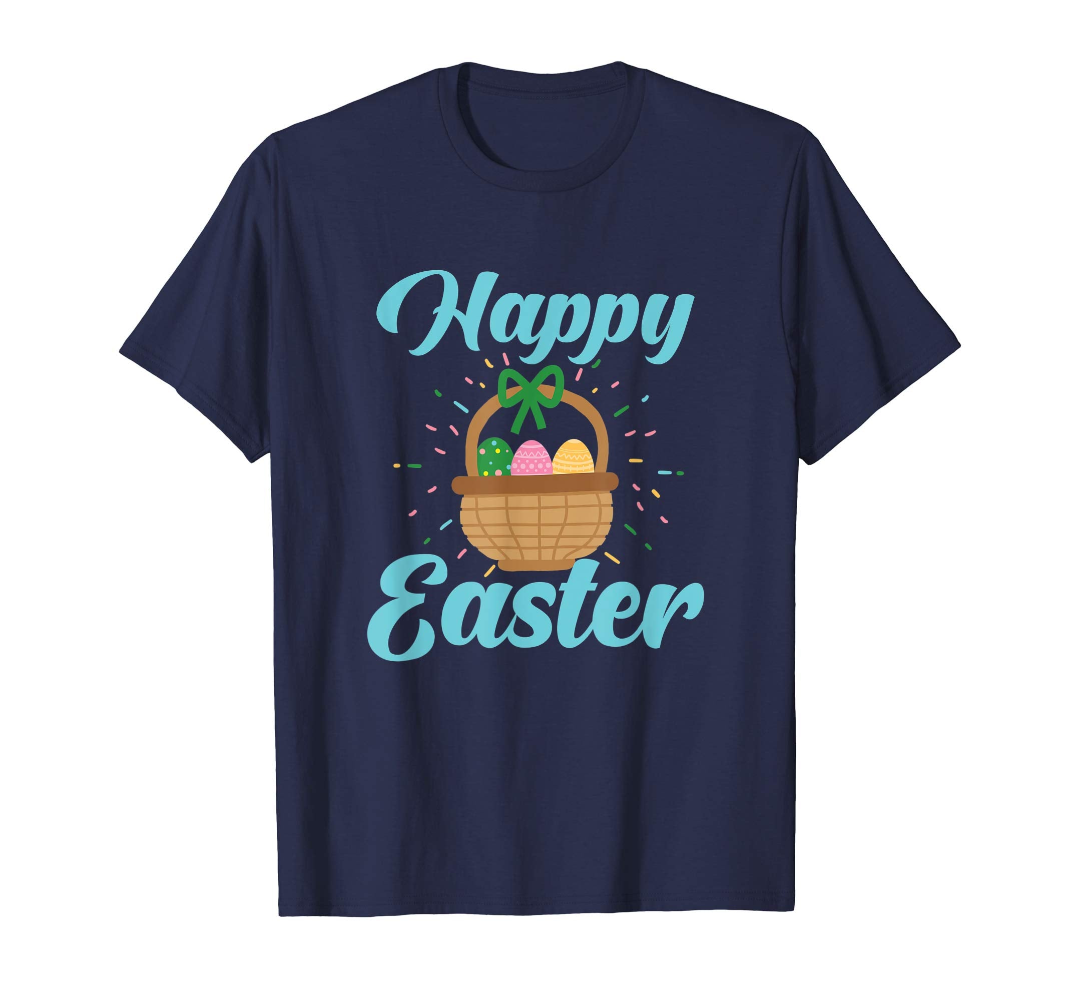 Easter T-Shirt Happy Easter Eggs Basket Friday Holiday