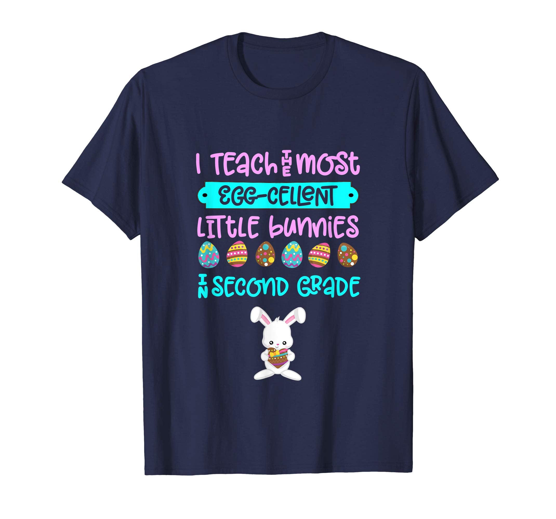 Easter Shirt Teacher Gift Teach Bunny Second 2nd Grade Cute