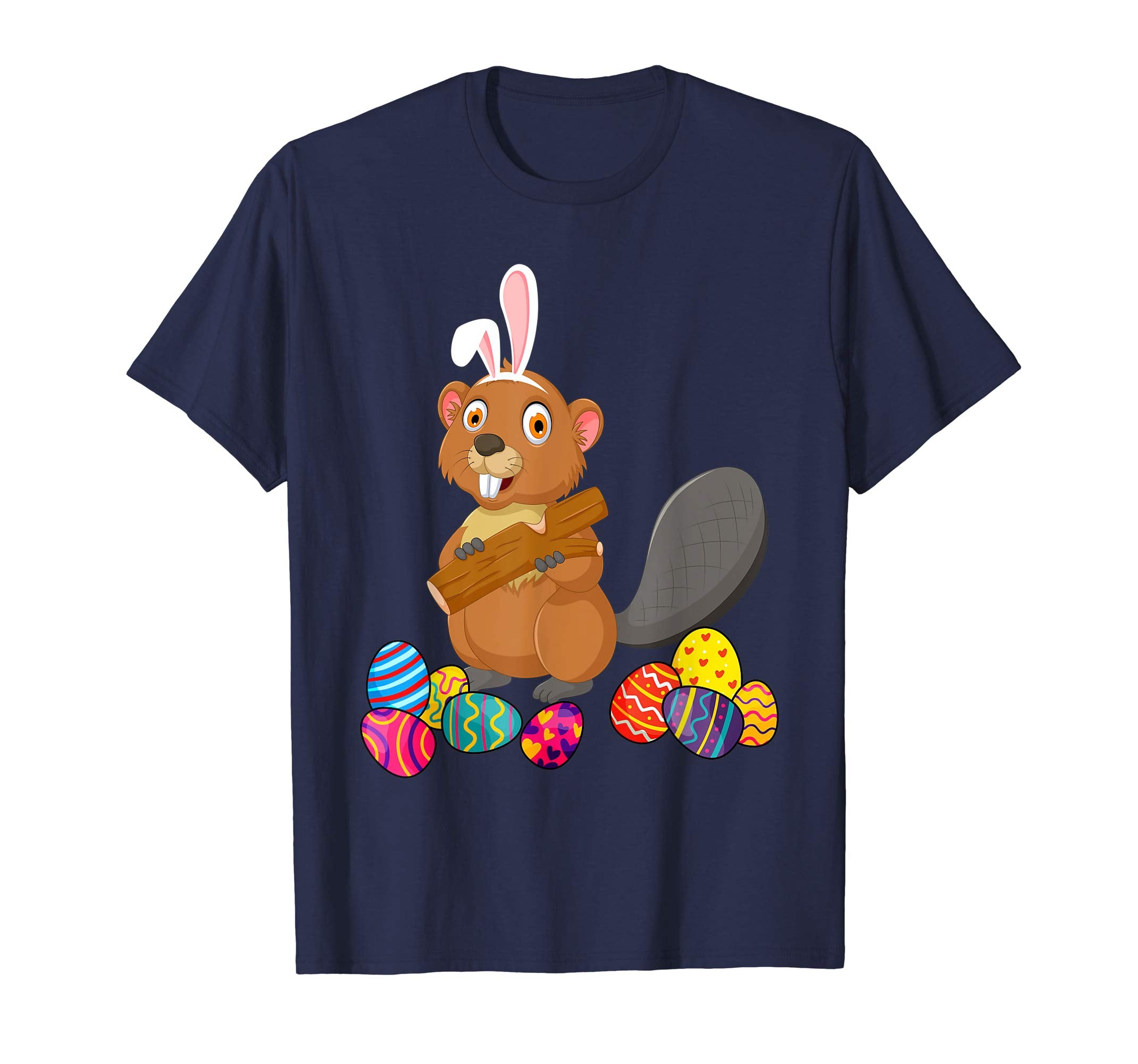 Beaver Bunny Ear With Egg Easter Easter Day Shirt