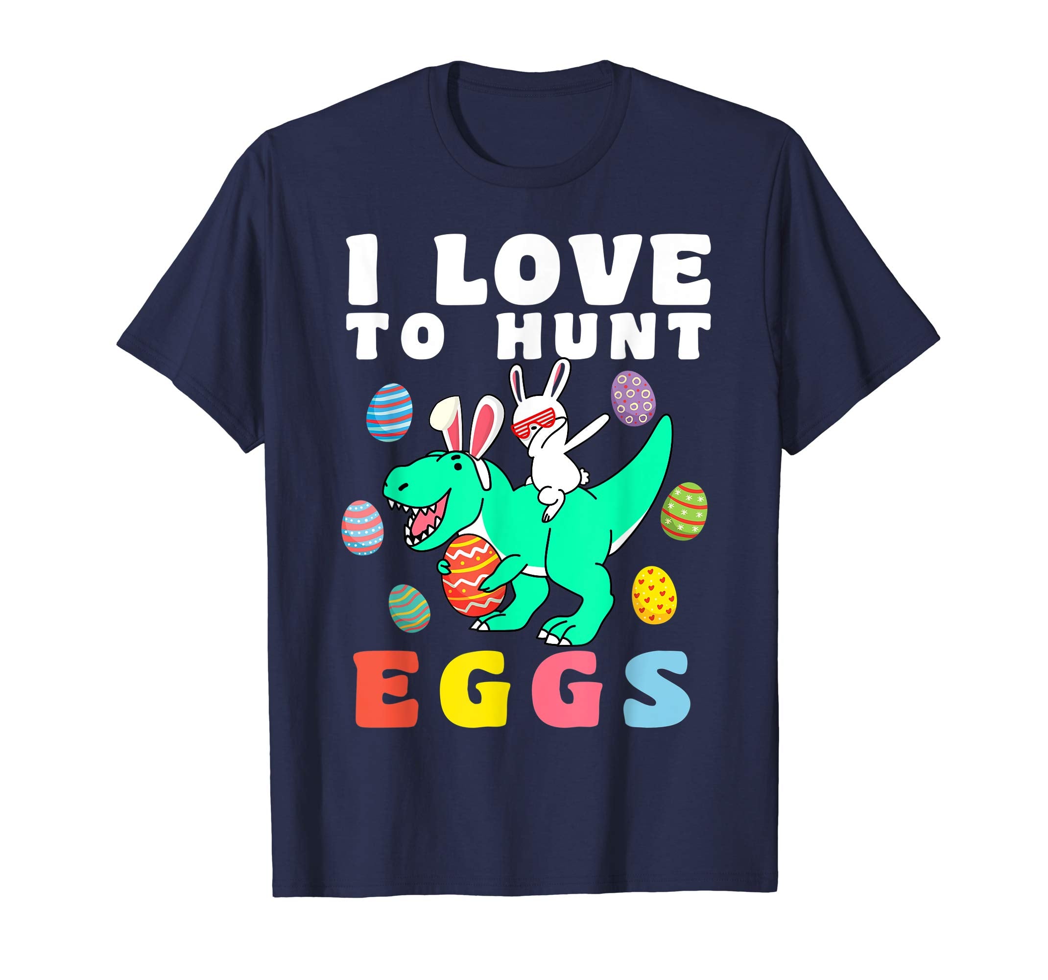 Easter Egg Hunt Shirt T Rex Dinosaur Bunny Dabbing Shirt Kid