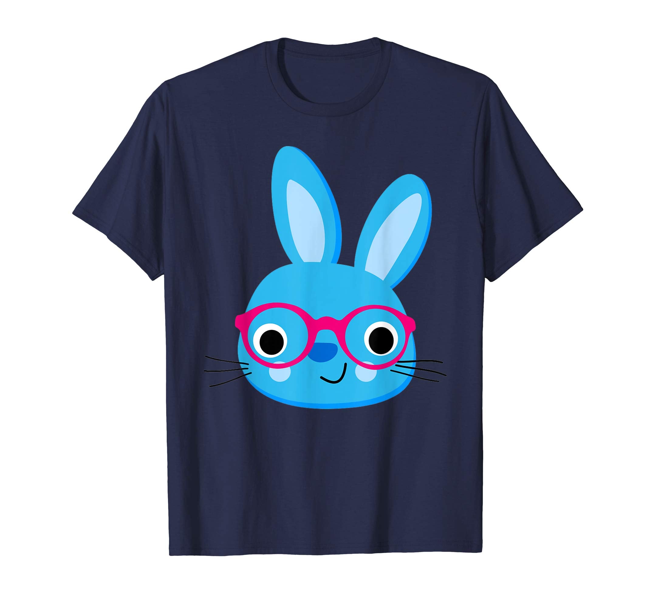 Easter Bunny Rabbit Pink Glasses T-Shirt