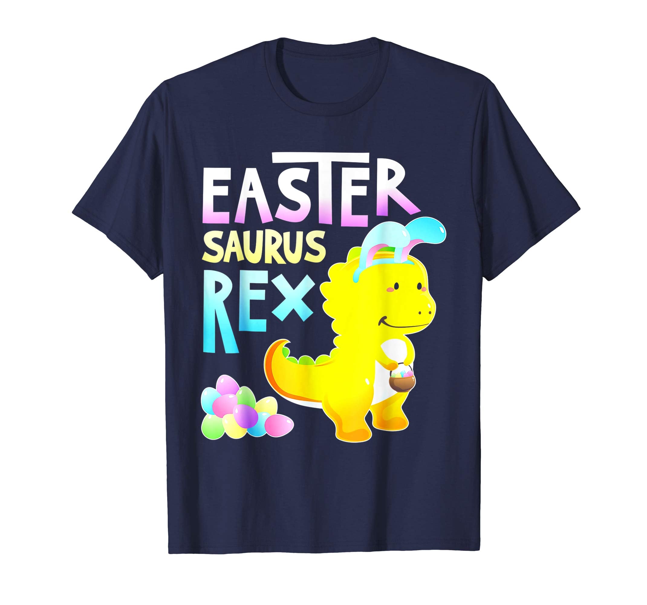 Easter Bunny Dinosaur T shirt TRex Boys Kids Girls Eggs