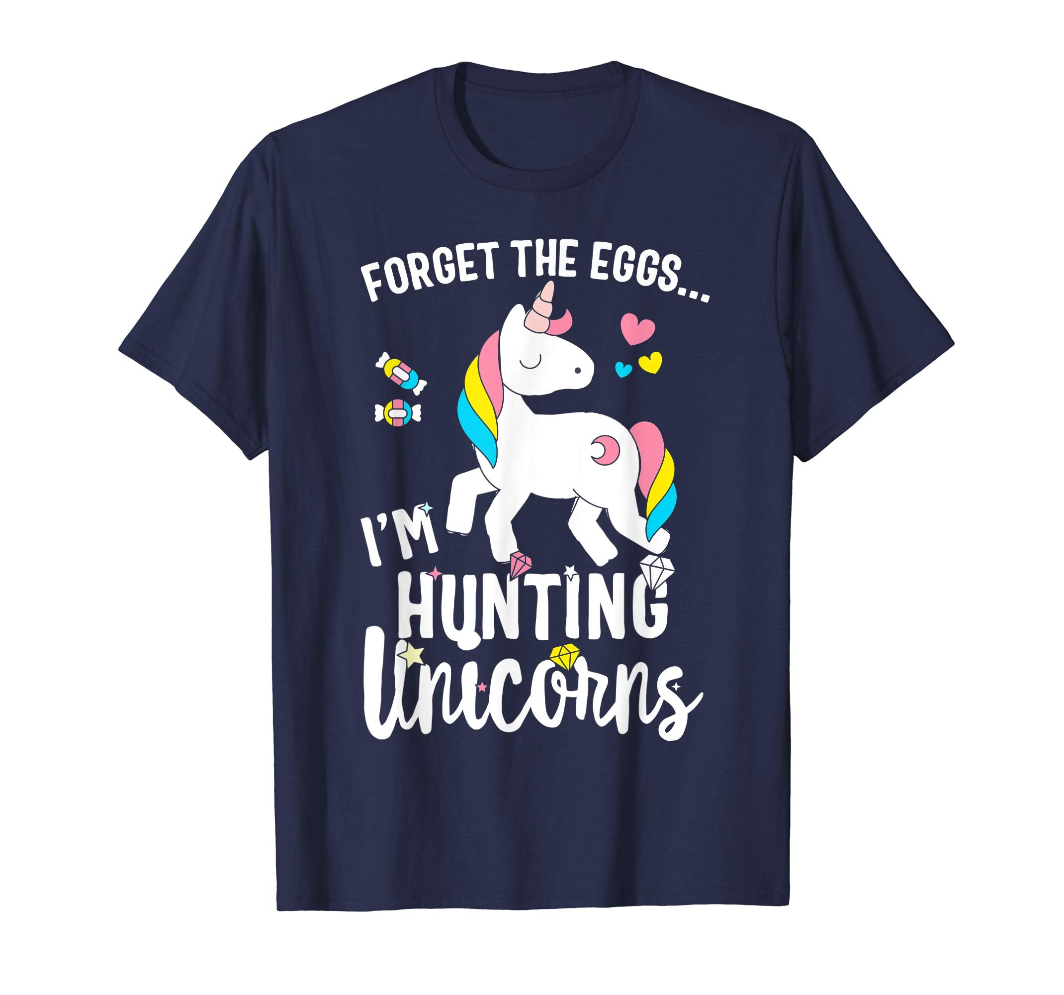 Girls Easter Unicorn Shirt Forget Eggs Unicorns Kids Gift