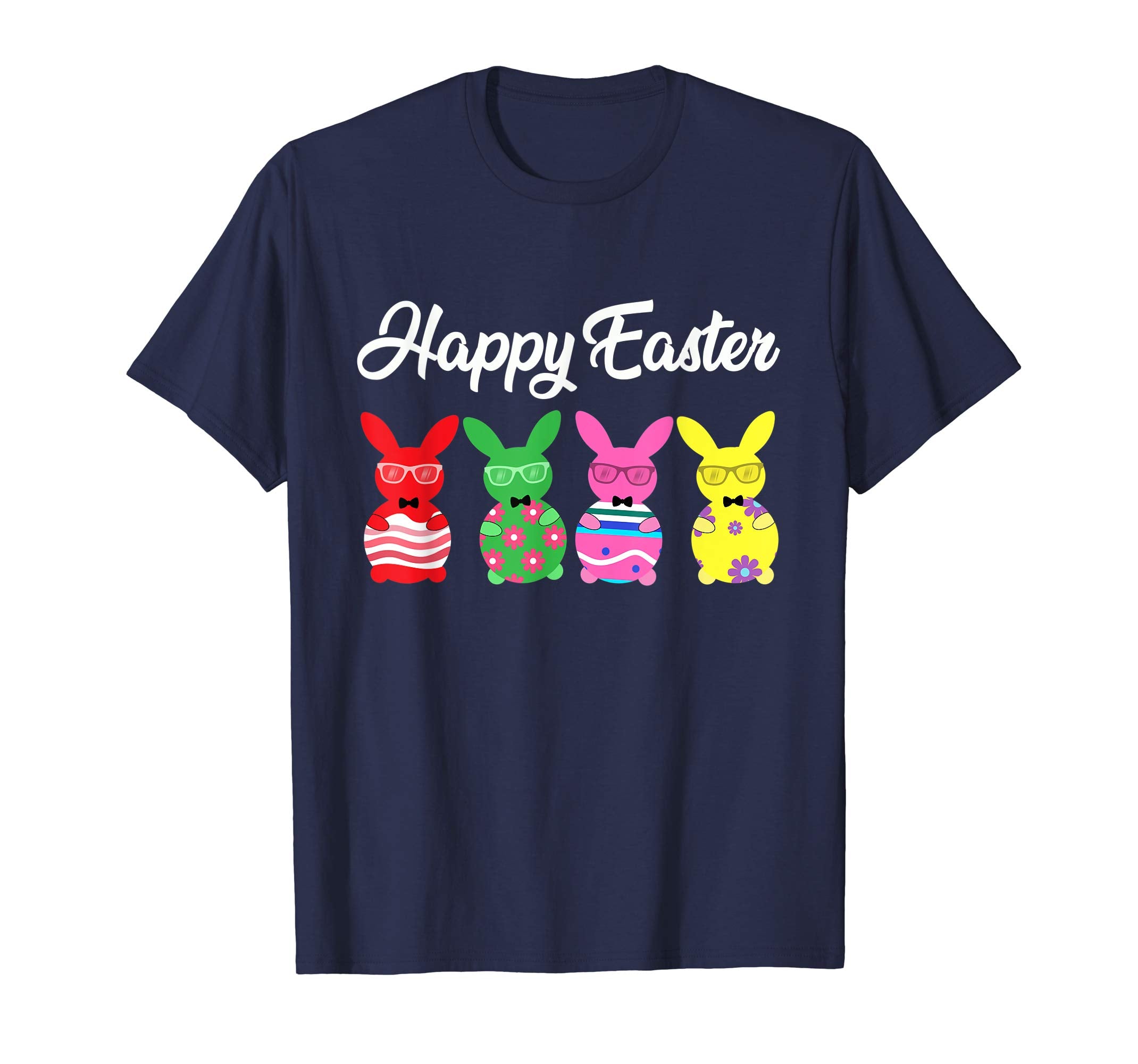 Easter T Shirt Happy Easter Bunny Eggs Tshirt Colorful Gift