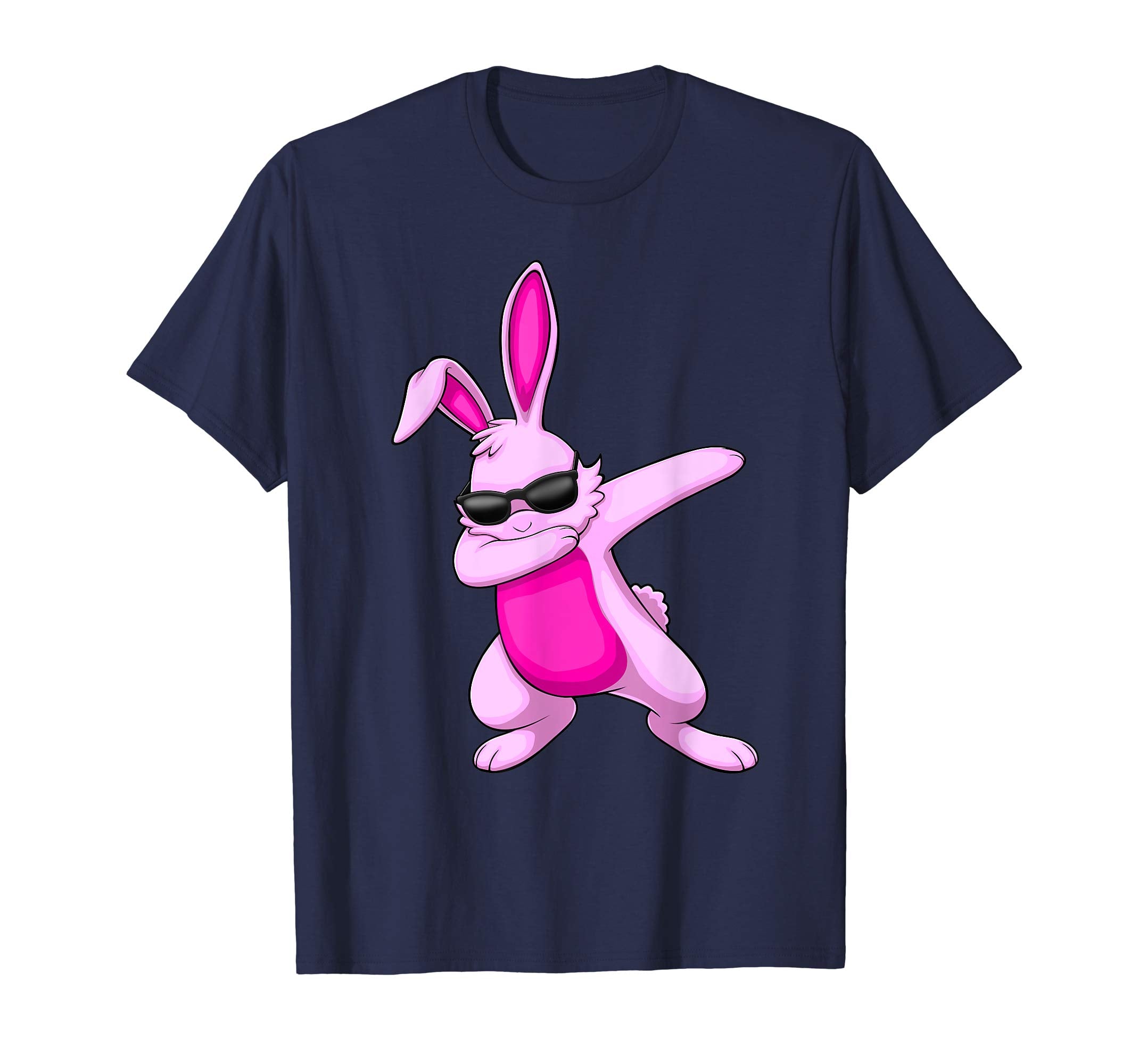 Dabbing Easter Bunny T Shirt Men Kids Boys Girls Basket Eggs