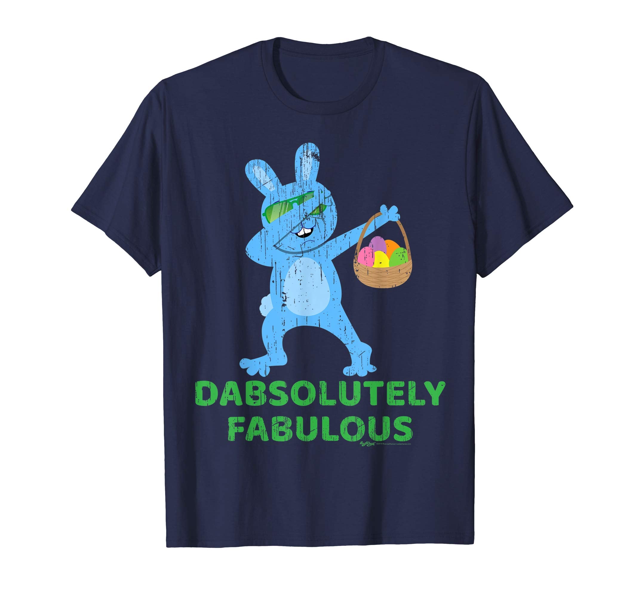 Vintage Dabsolutely Fabulous Easter Bunny Dab Dance T Shirt