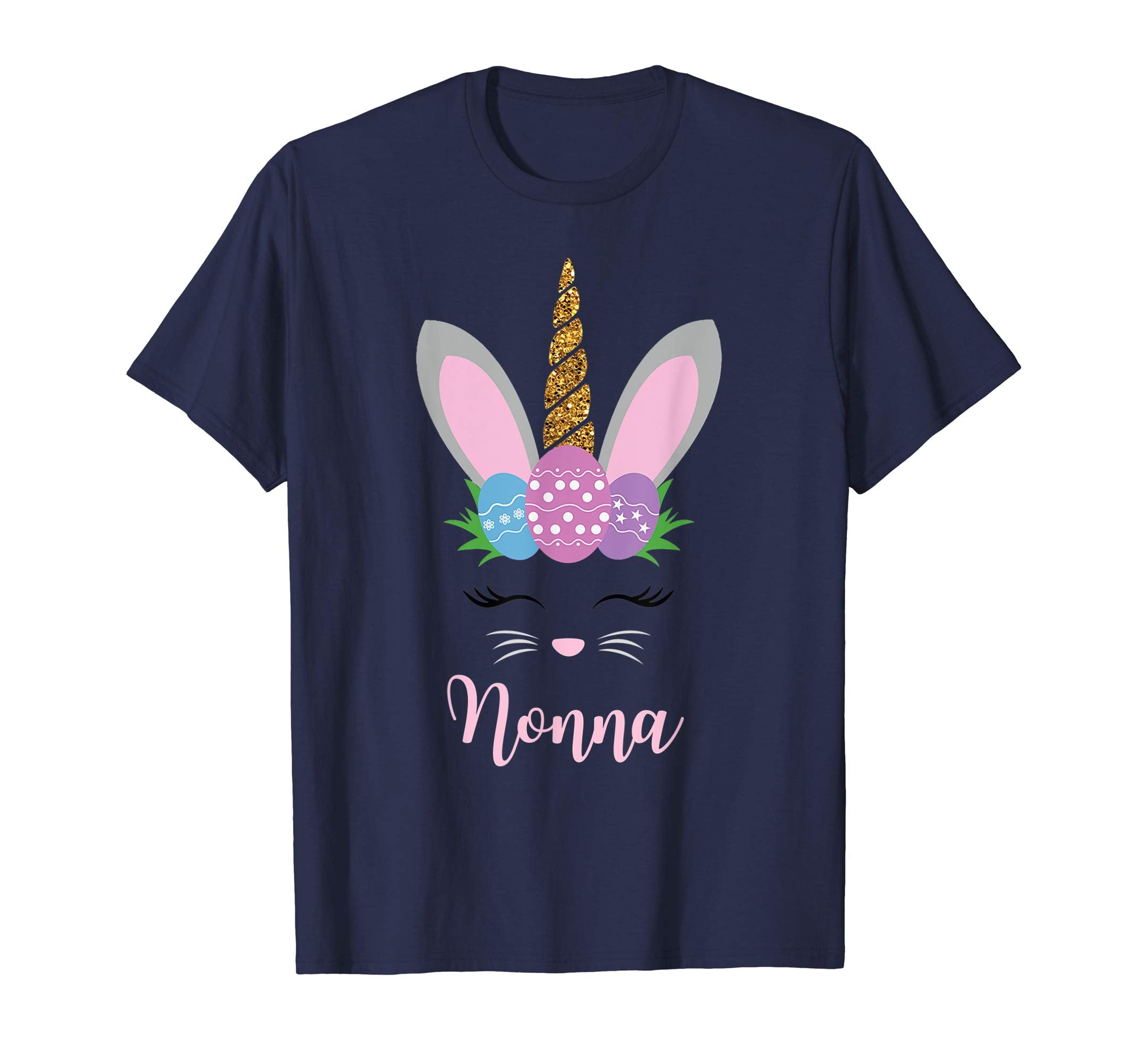 Nonna Easter Bunny Unicorn Funny T-Shirt Cute Bunnies Gift