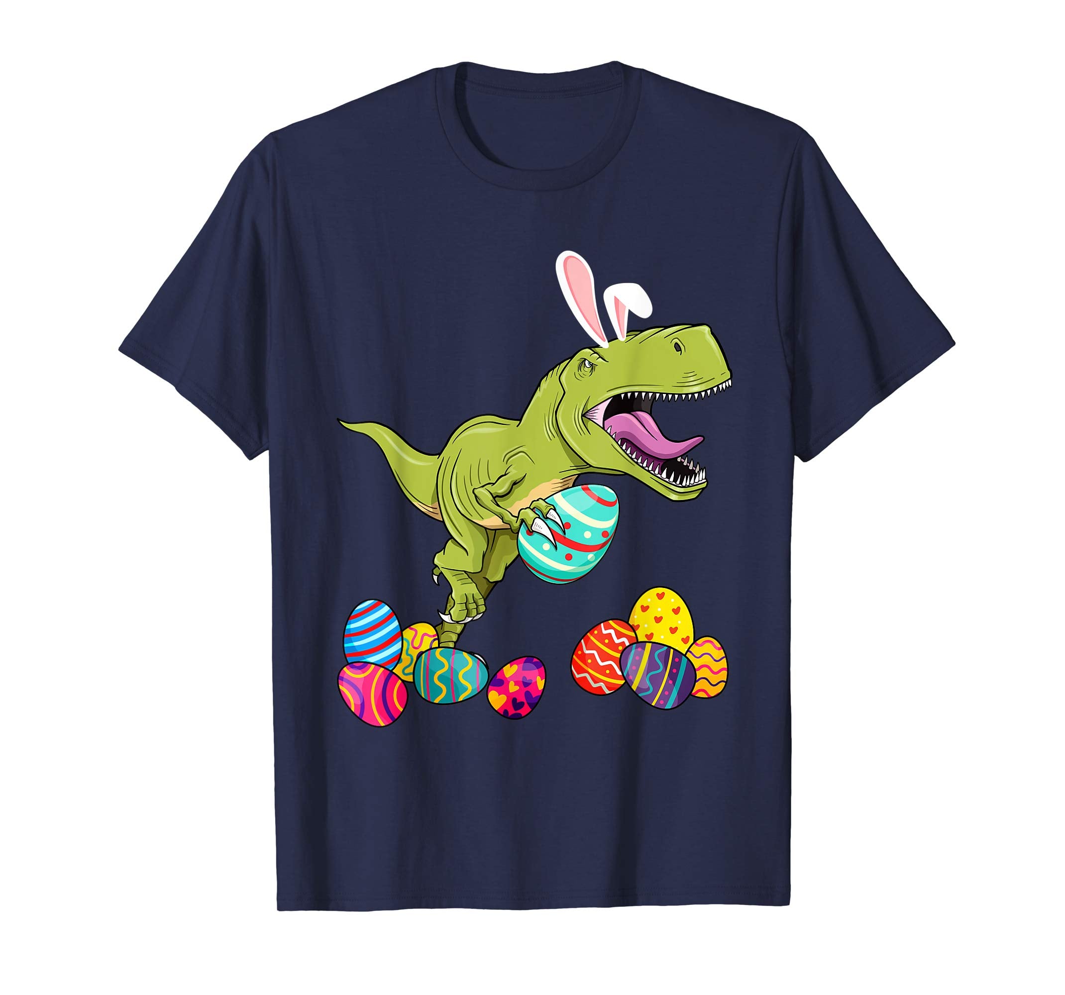 Easter Bunny Dinosaur T rex Eggs Cellent T shirt Boys Kids