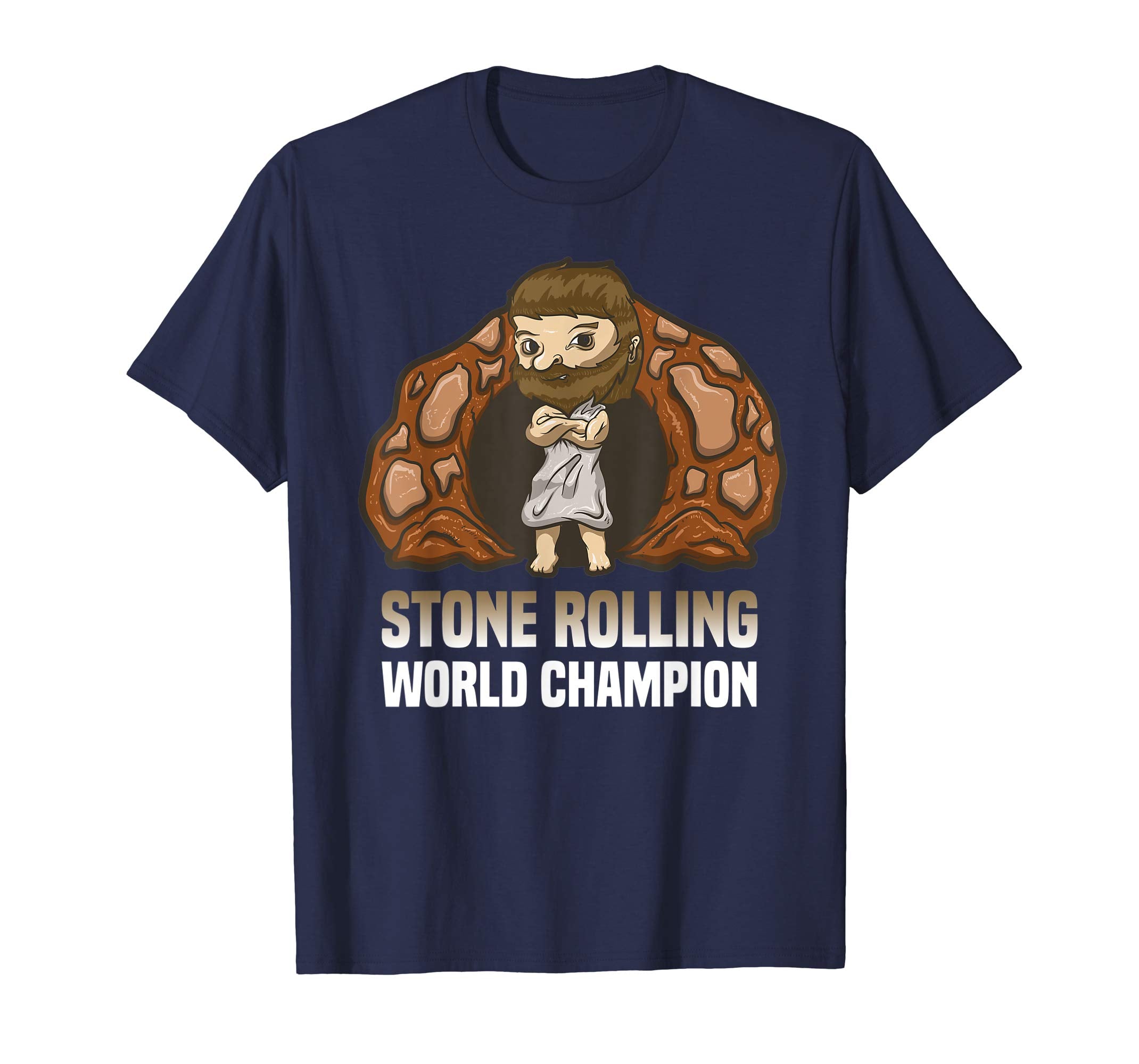 Easter Jesus T Shirt Resurrection Stone Rolling Let's Roll