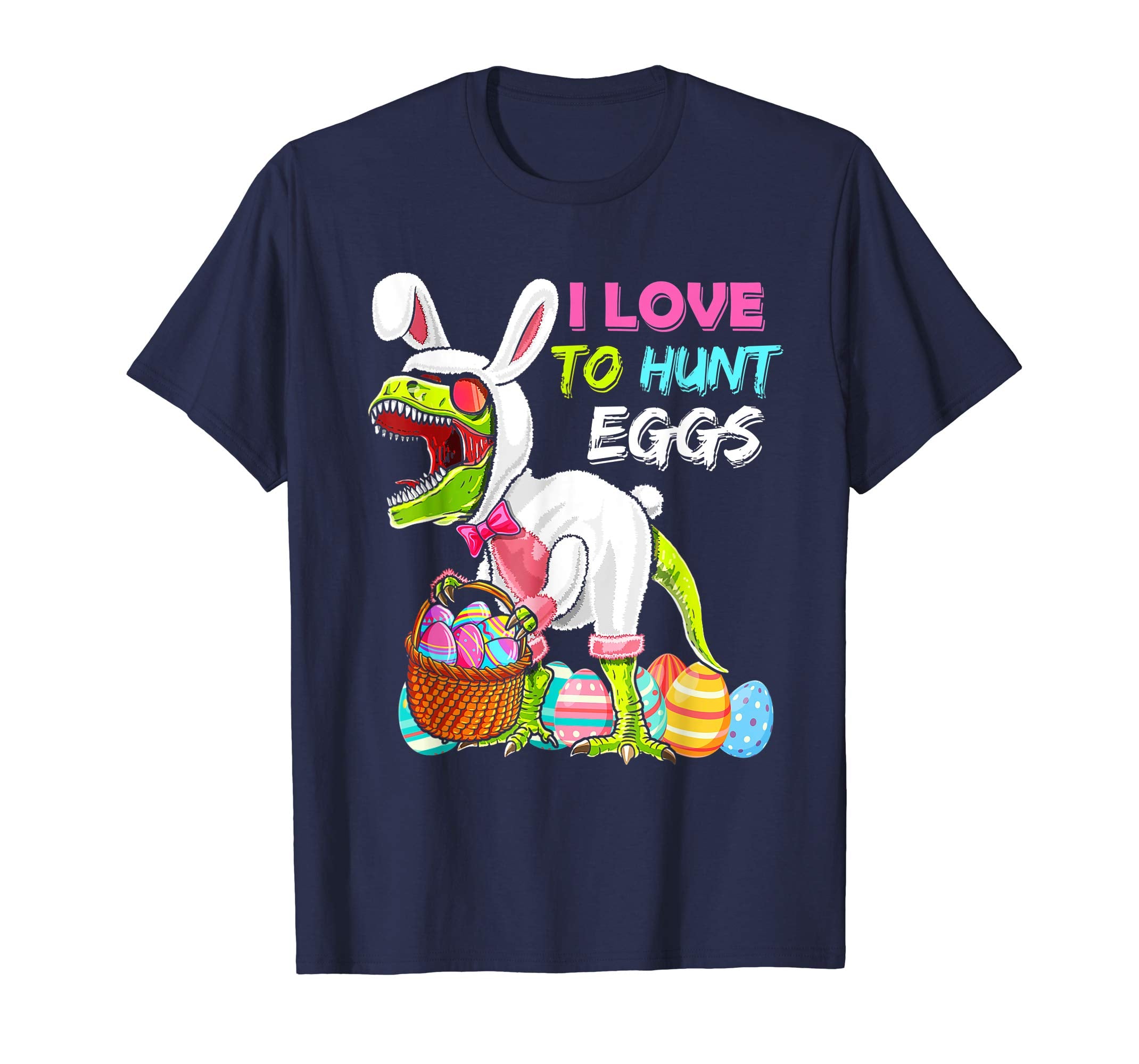 Easter Shirt Dinosaur T Rex Kids Boys Girls EGG Hunts Gift