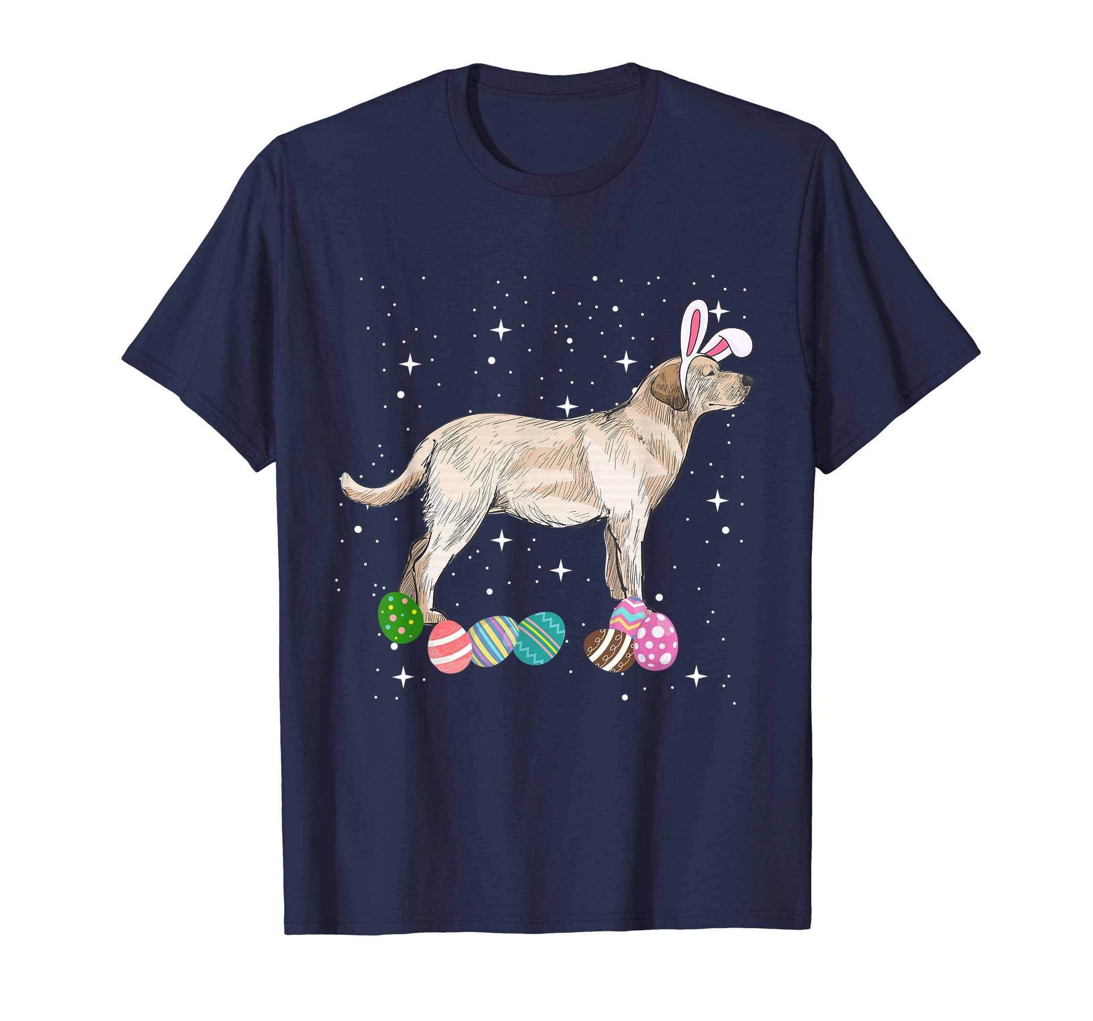 Labrador Retriever Dressed As Easter Bunny Rabbit Ears Shirt