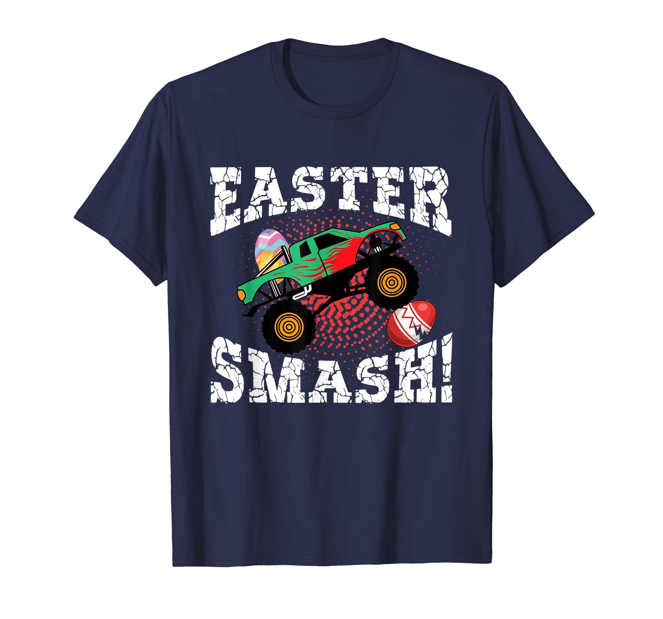Easter Monster Truck Easter Smash Men Women Kids T-Shirt