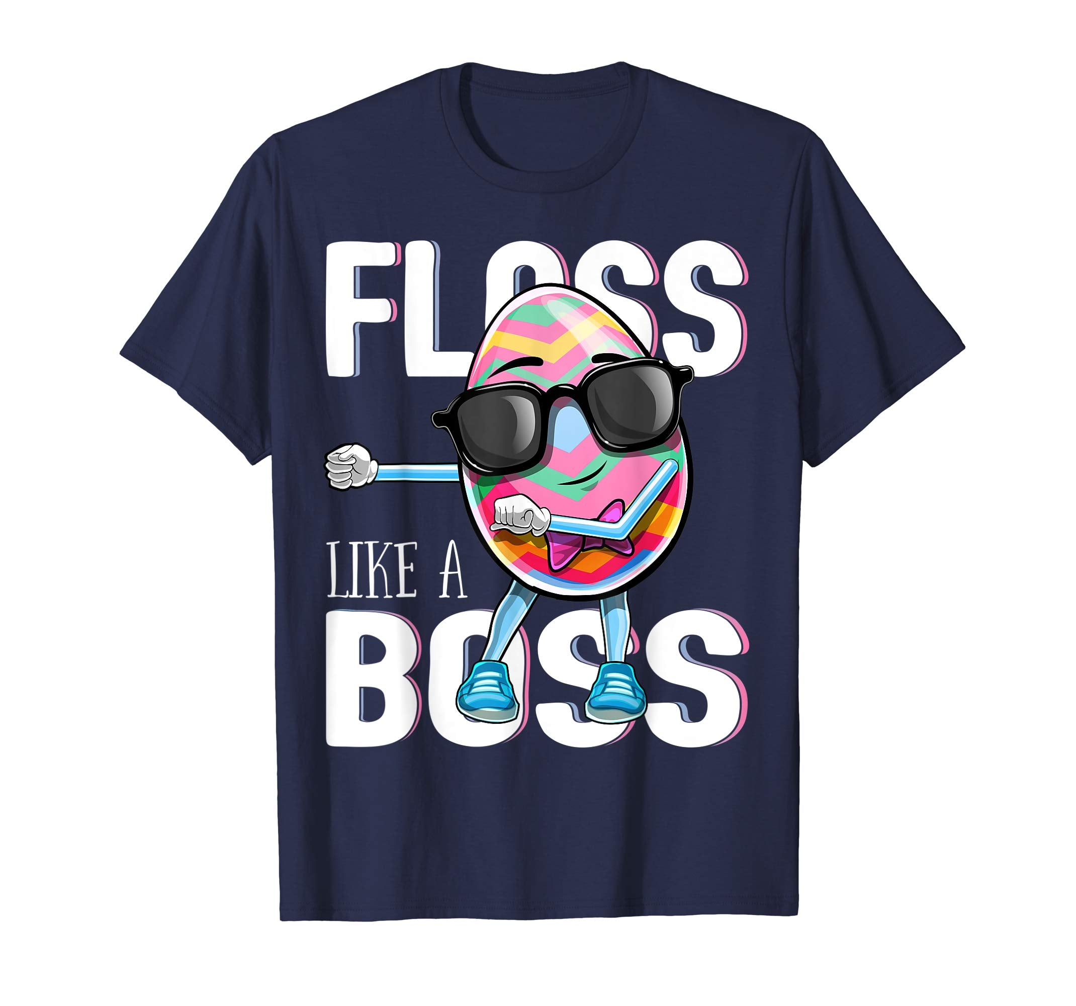 Floss Like a Boss Flossing Easter Egg Shirt Kids Easter Gift
