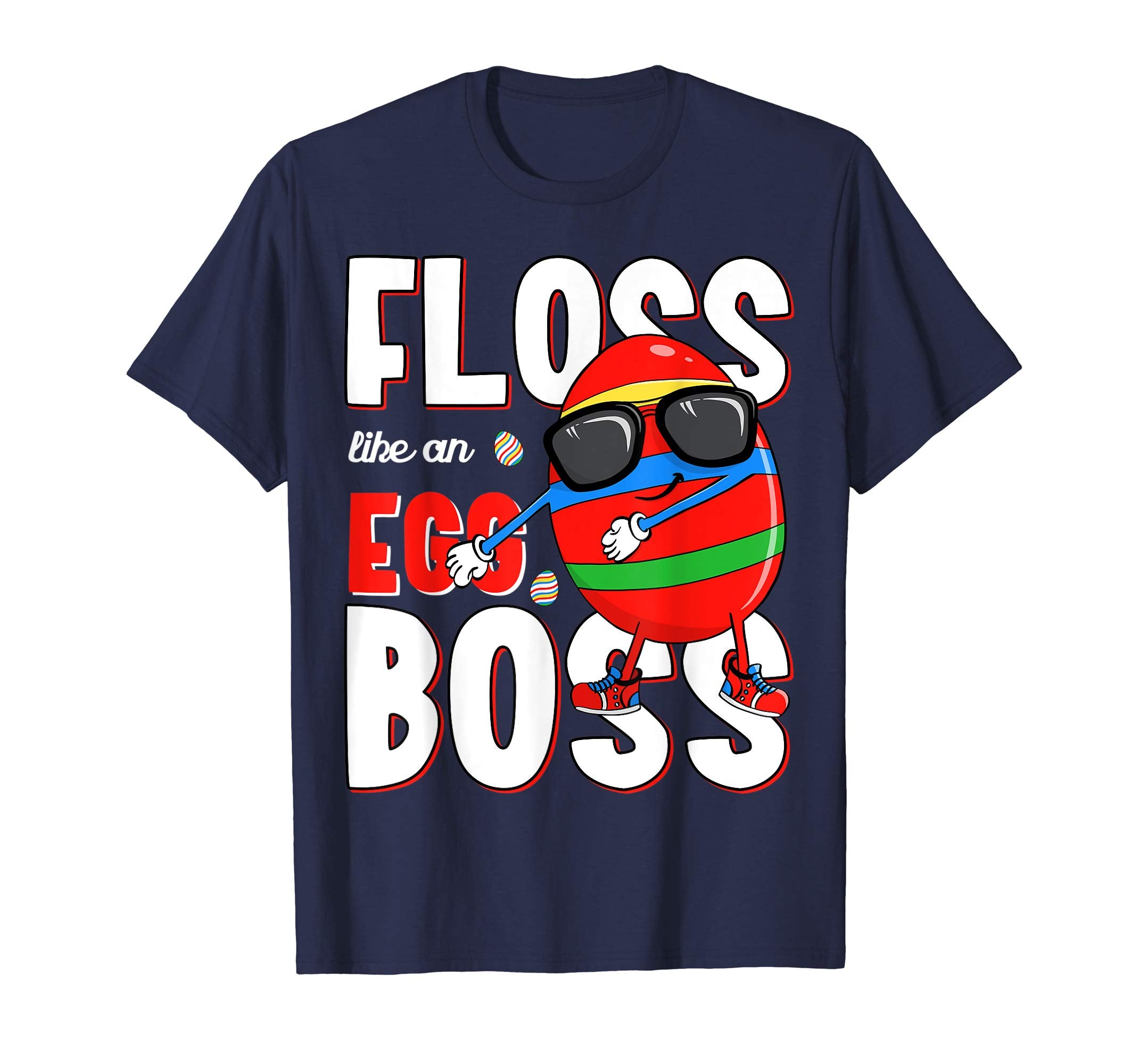 Floss Like a Boss Easter T-shirt Funny Flossing Dance Egg