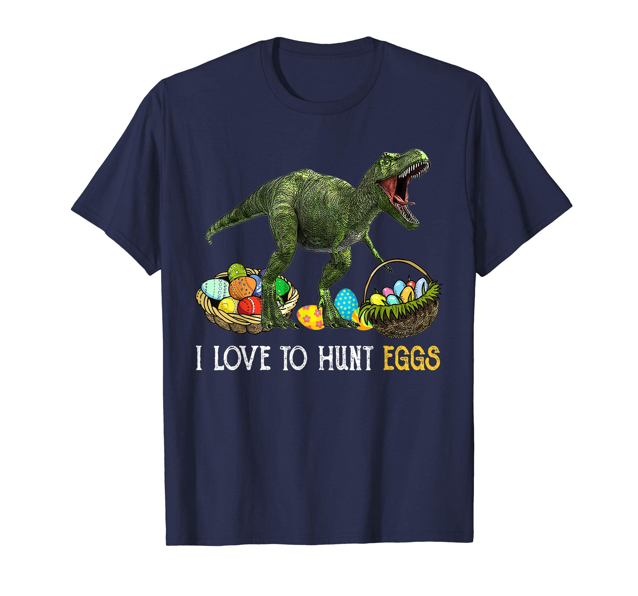 Easter Shirt Dinosaur T Rex Kids Boys Girls EGG Hunts