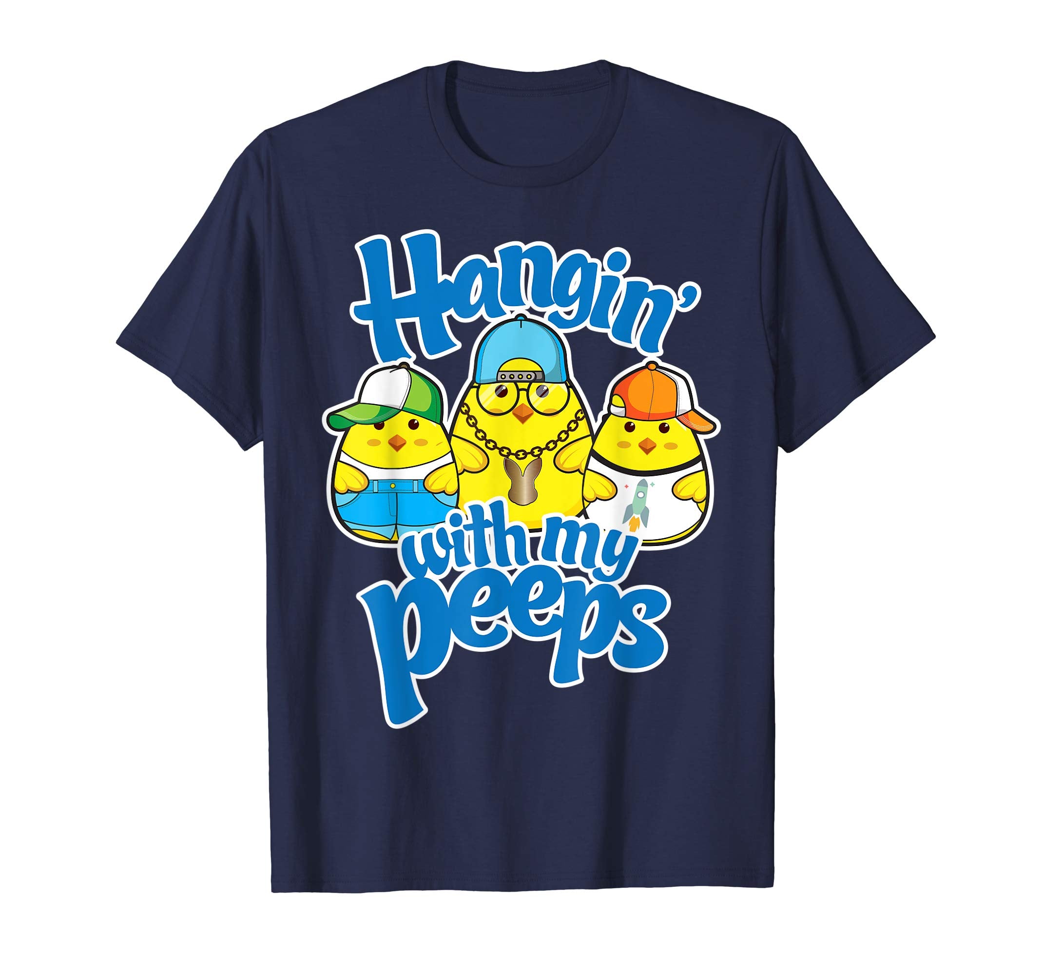 Boys Hanging with my peeps shirt Easter Egg Hunt T-shirt Tee