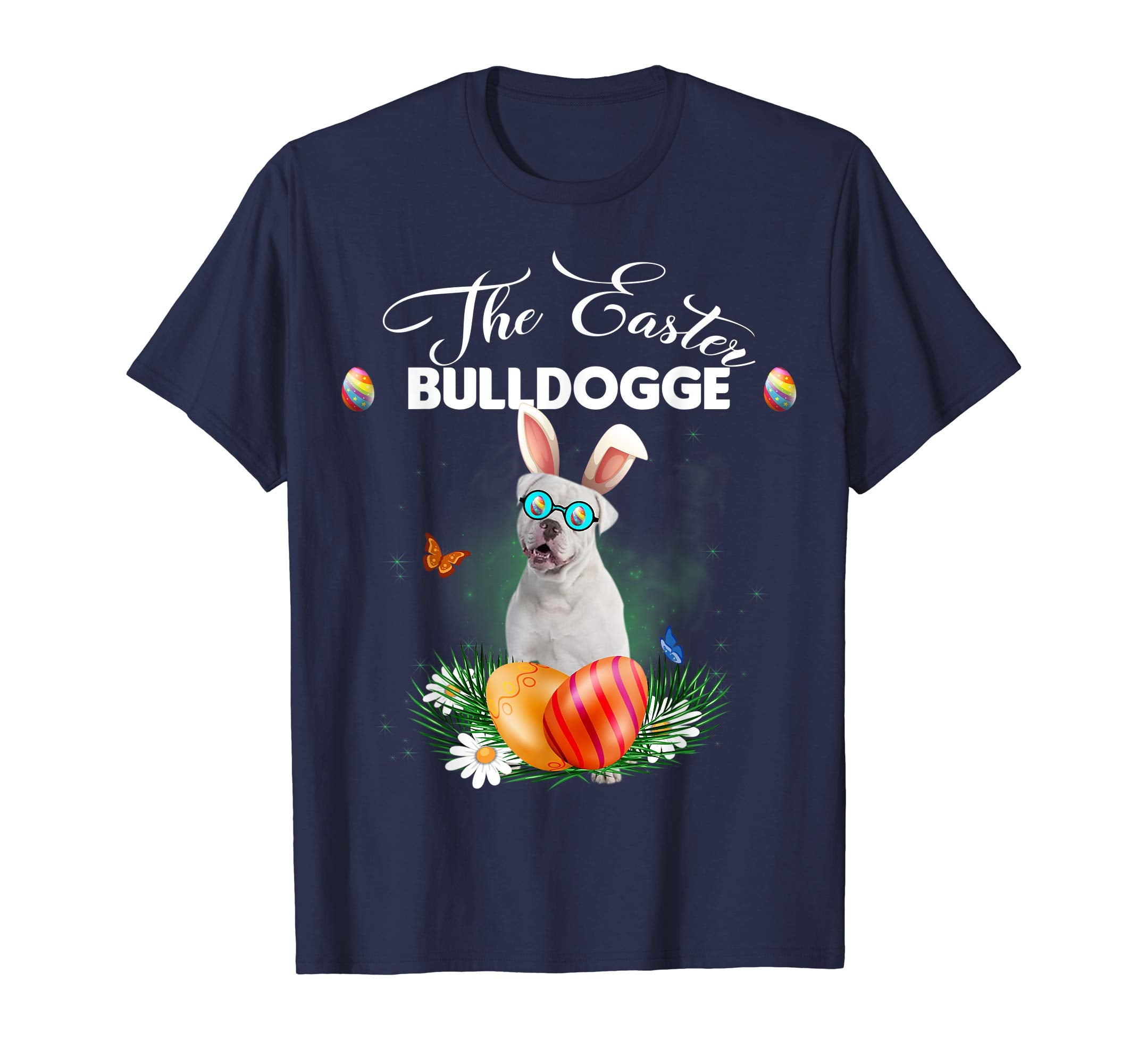 Bulldogge Bunny Easter Day Dog Gifts T-Shirt