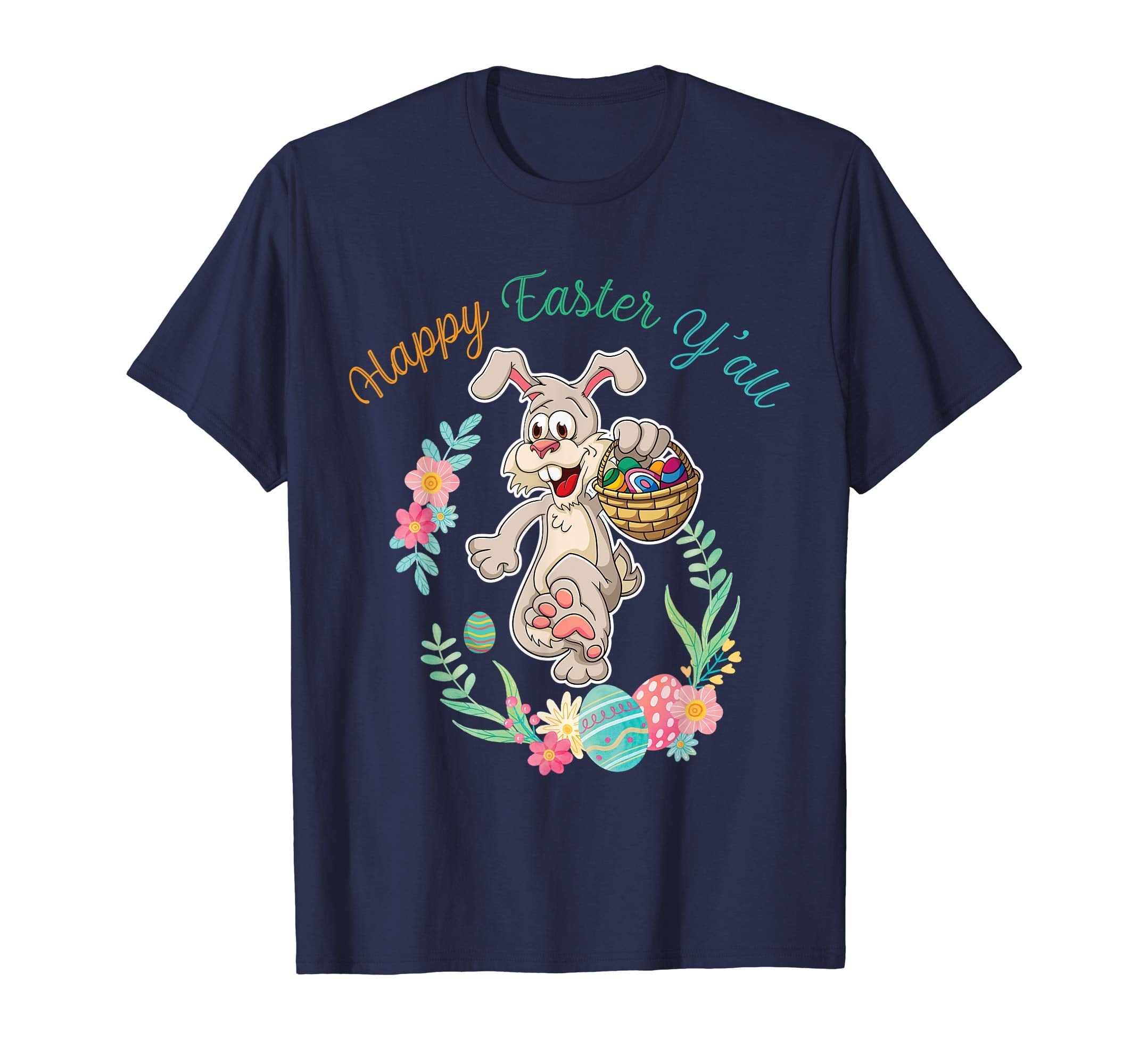 Womens Happy Easter Yall T Shirt for Mom Son
