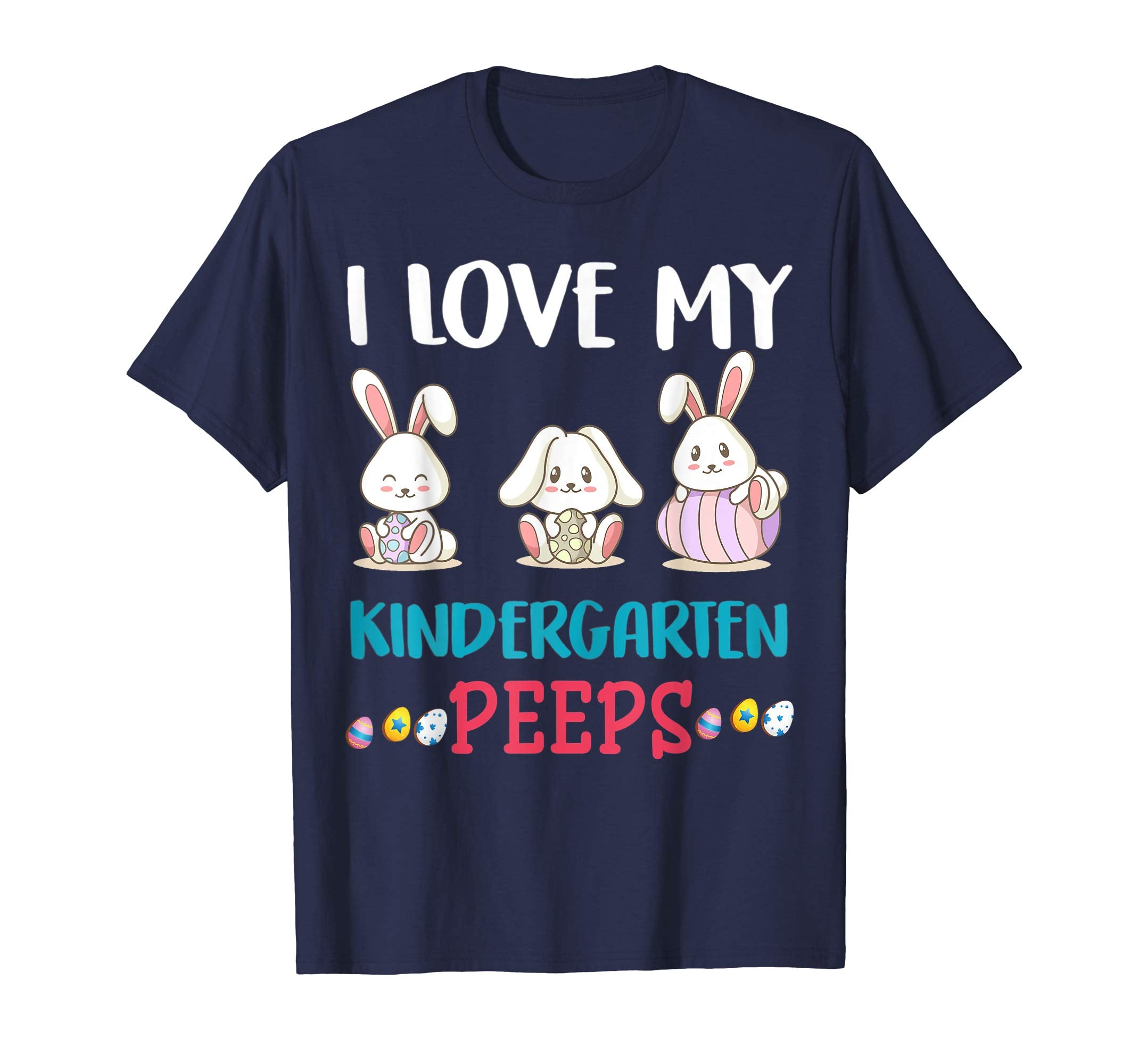 I Love My Kindergarten Peeps Easter Day T-Shirt