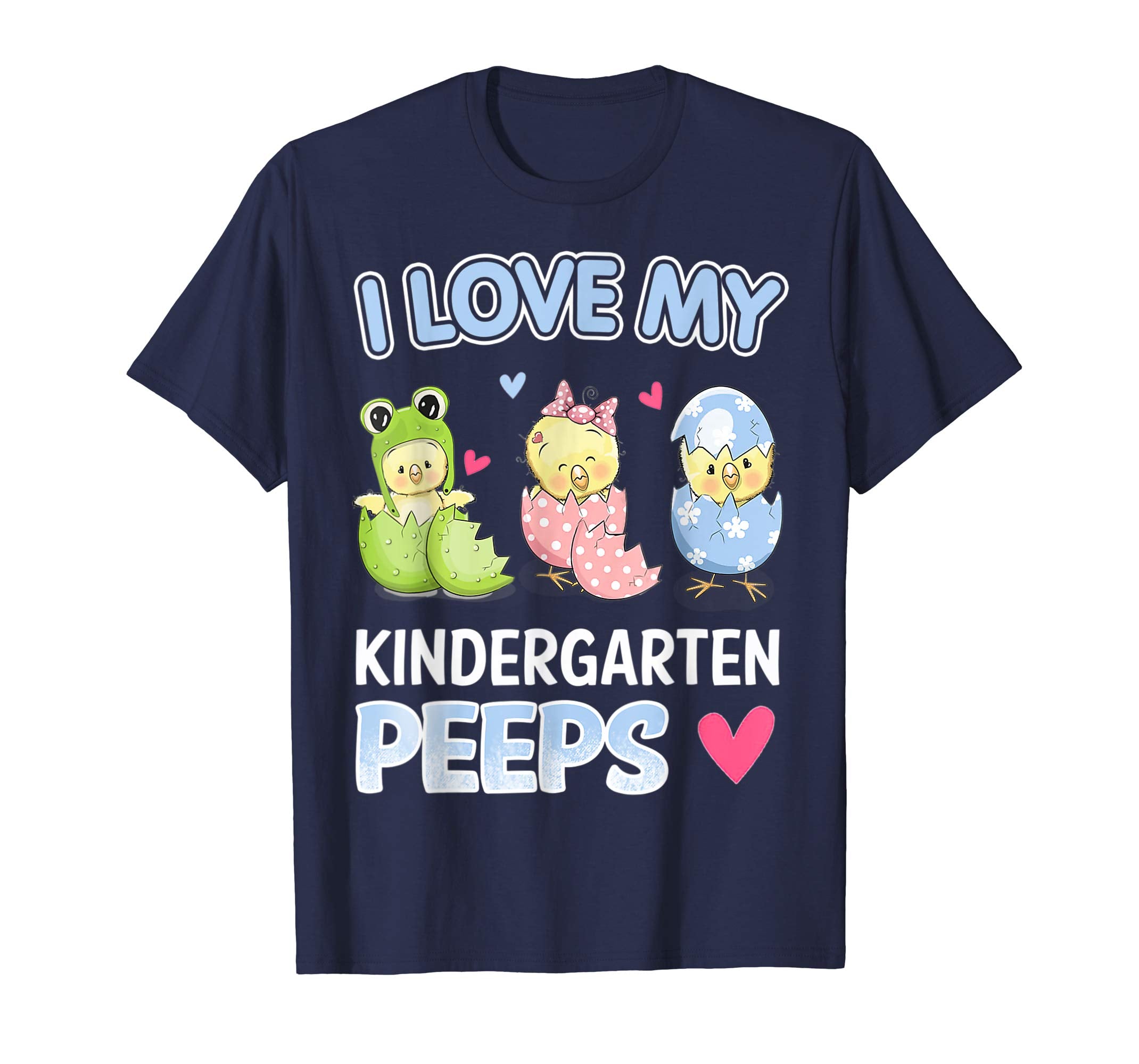 I Love My Kindergarten Peeps Easter Day TShirt