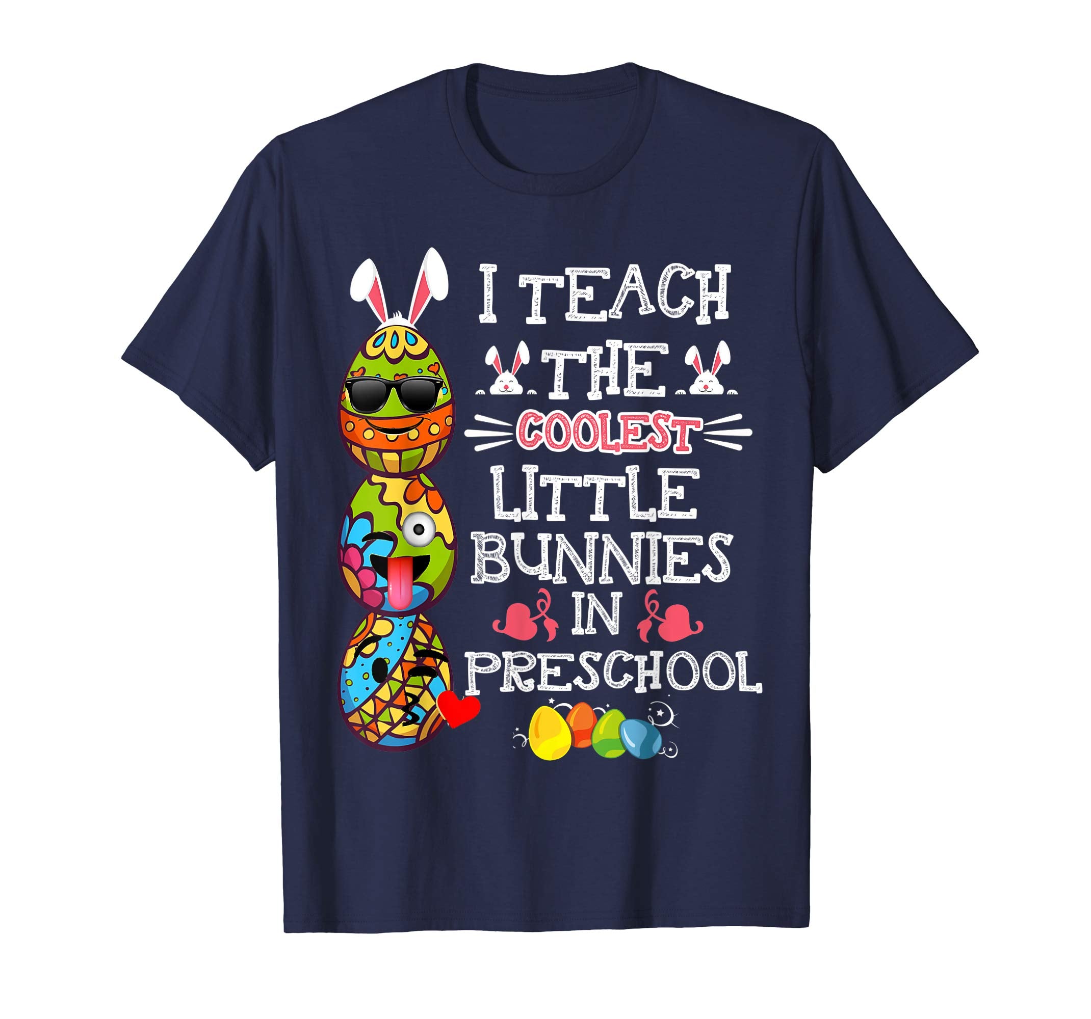 Easter Preschool Teacher T Shirt Easter Egg Emoji T Shirt