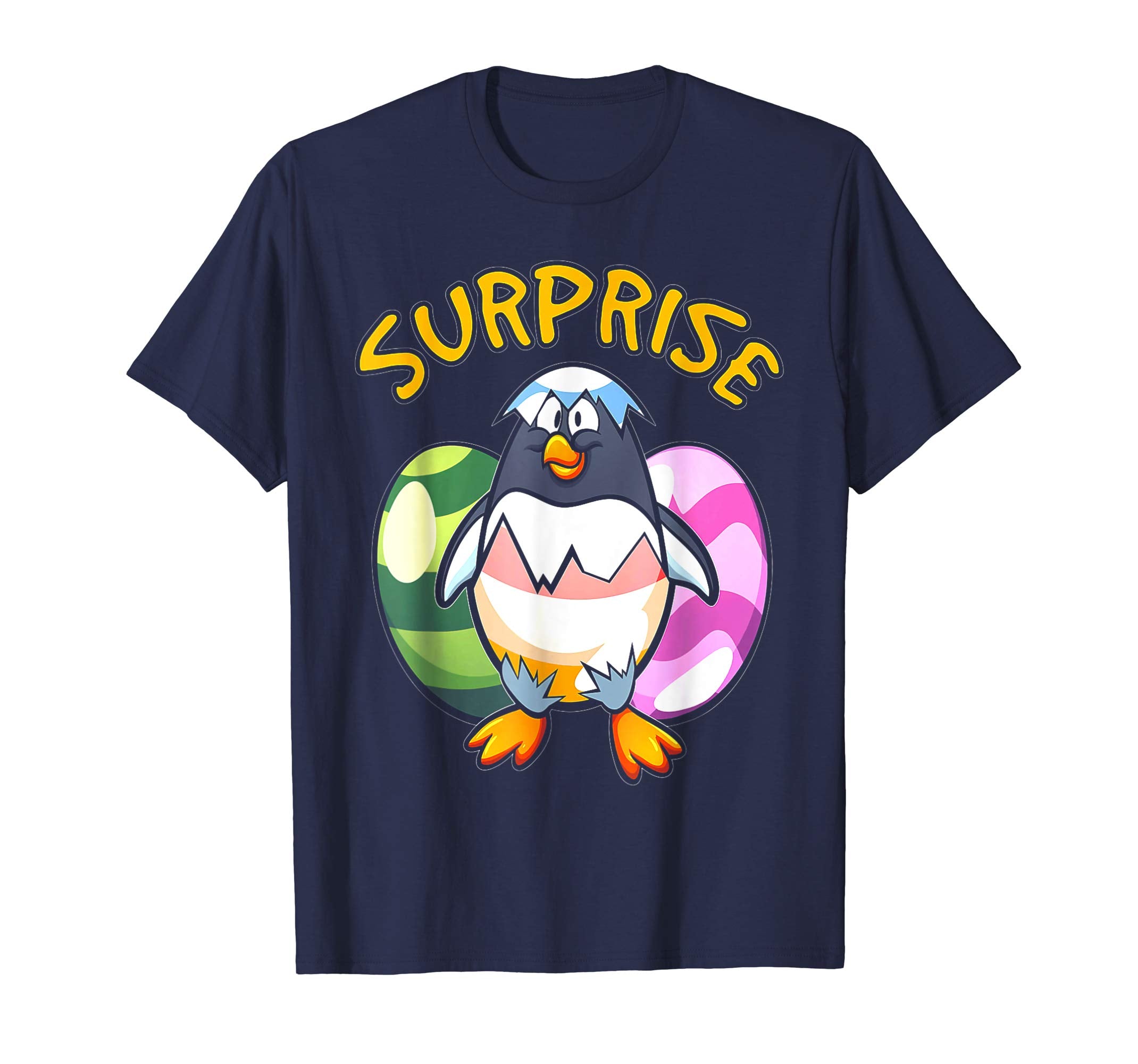Easter Shirts For Kids Boys Girls Penguin Shirt Easter Eggs