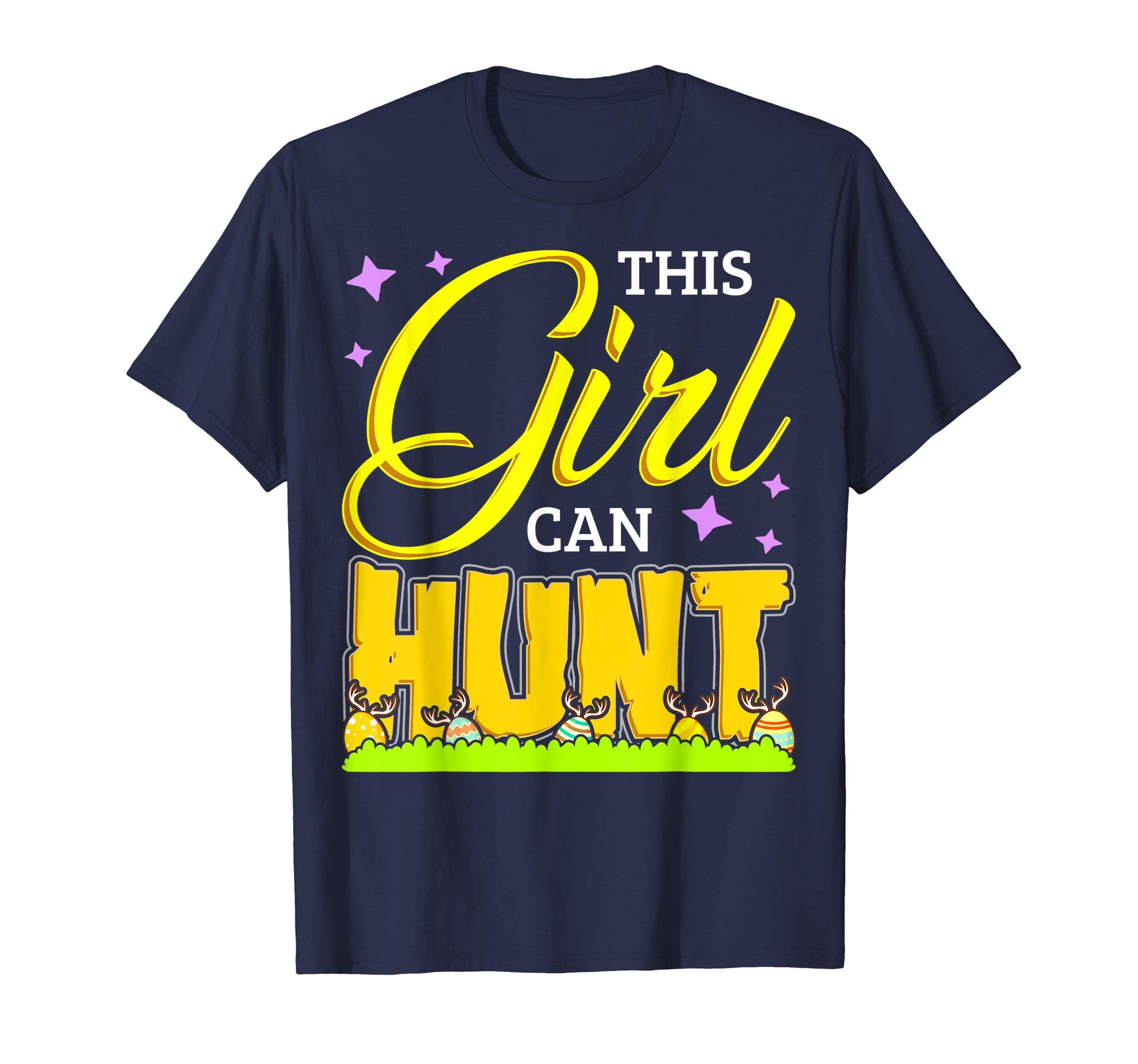 Easter Hunting T Shirt This Girl Can Hunt Eggs Season Gift