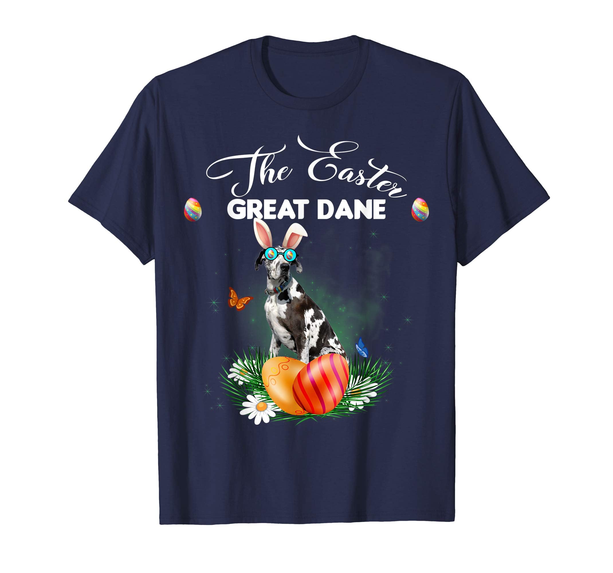 Great Dane Bunny Easter Day Dog Gifts T-Shirt