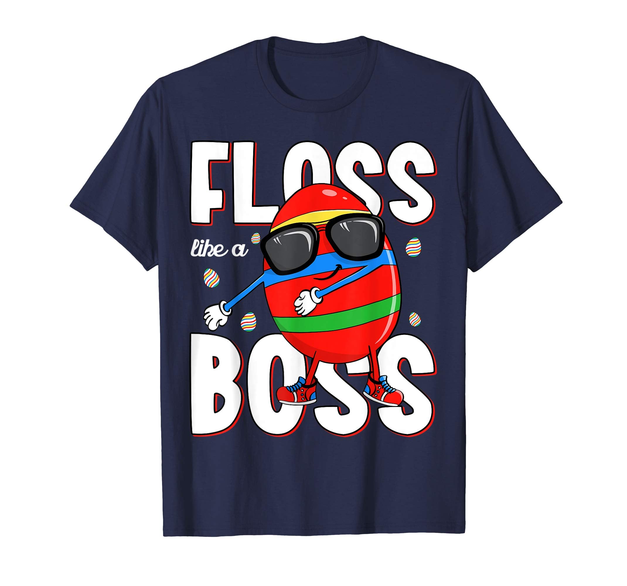 Floss Like a Boss Easter T-shirt Funny Flossing Dance Egg