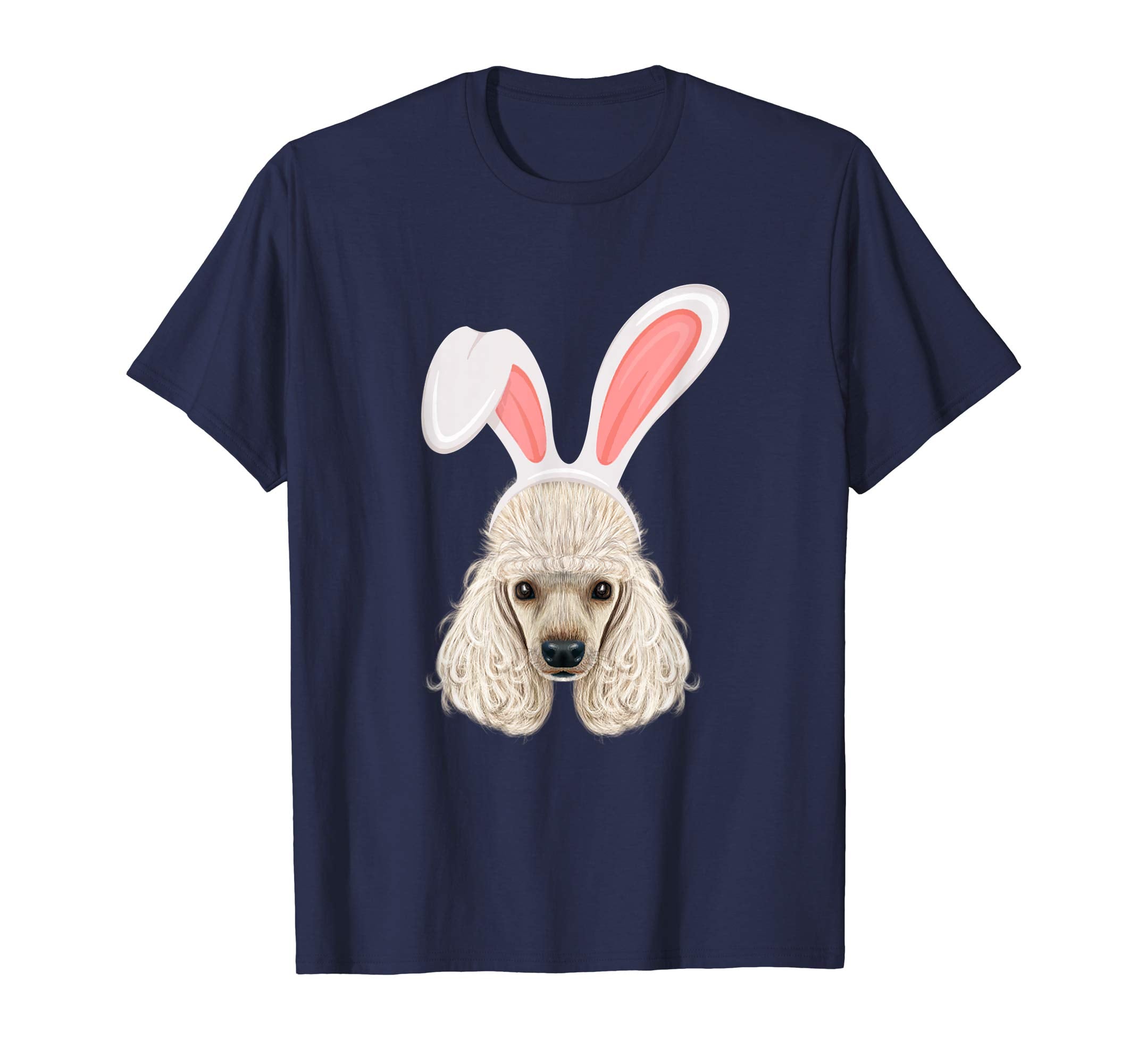 Poodle Dressed As Easter Bunny With Rabbit Ears T-Shirt