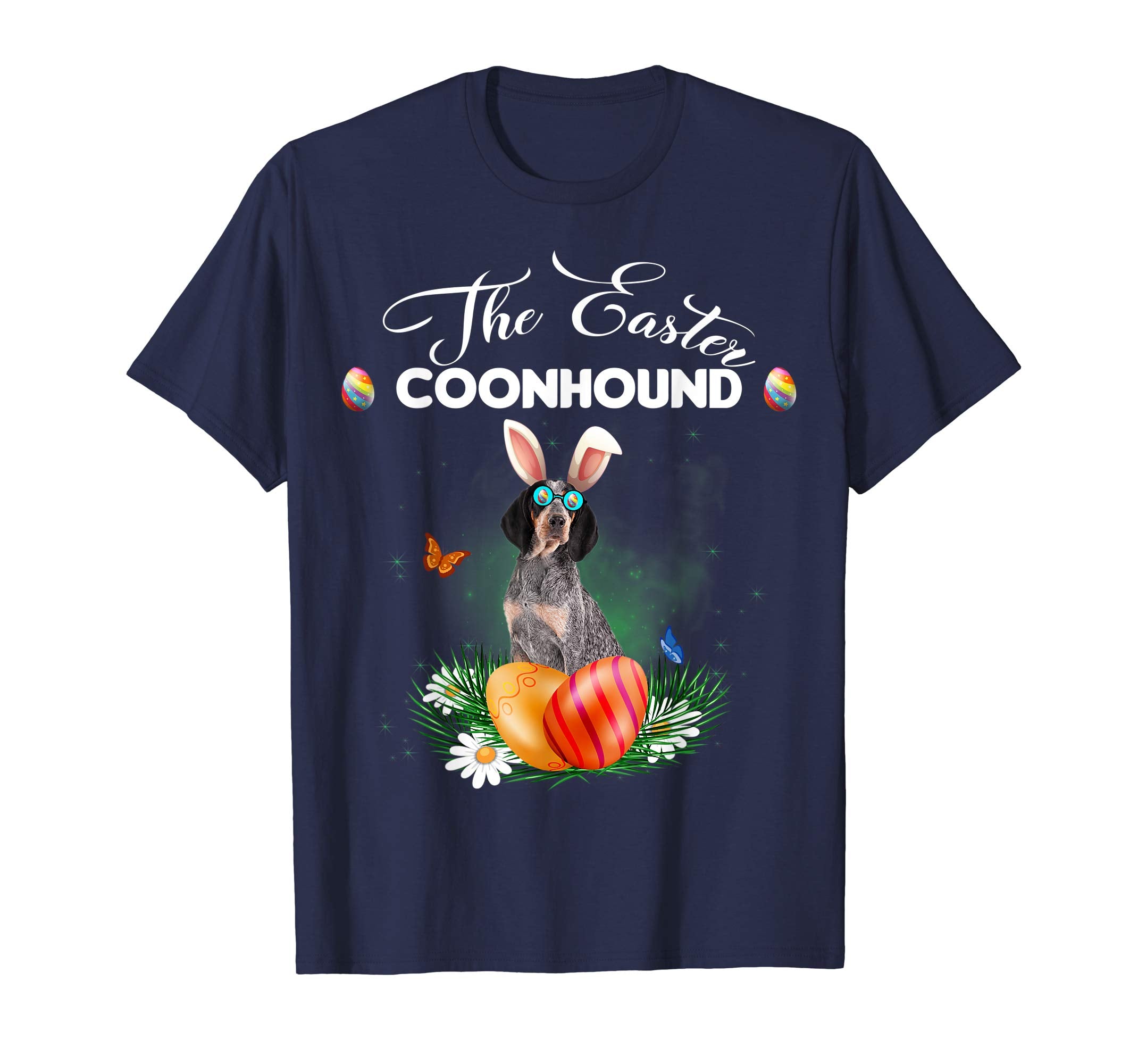 Coonhound Bunny Easter Day Dog Gifts T-Shirt