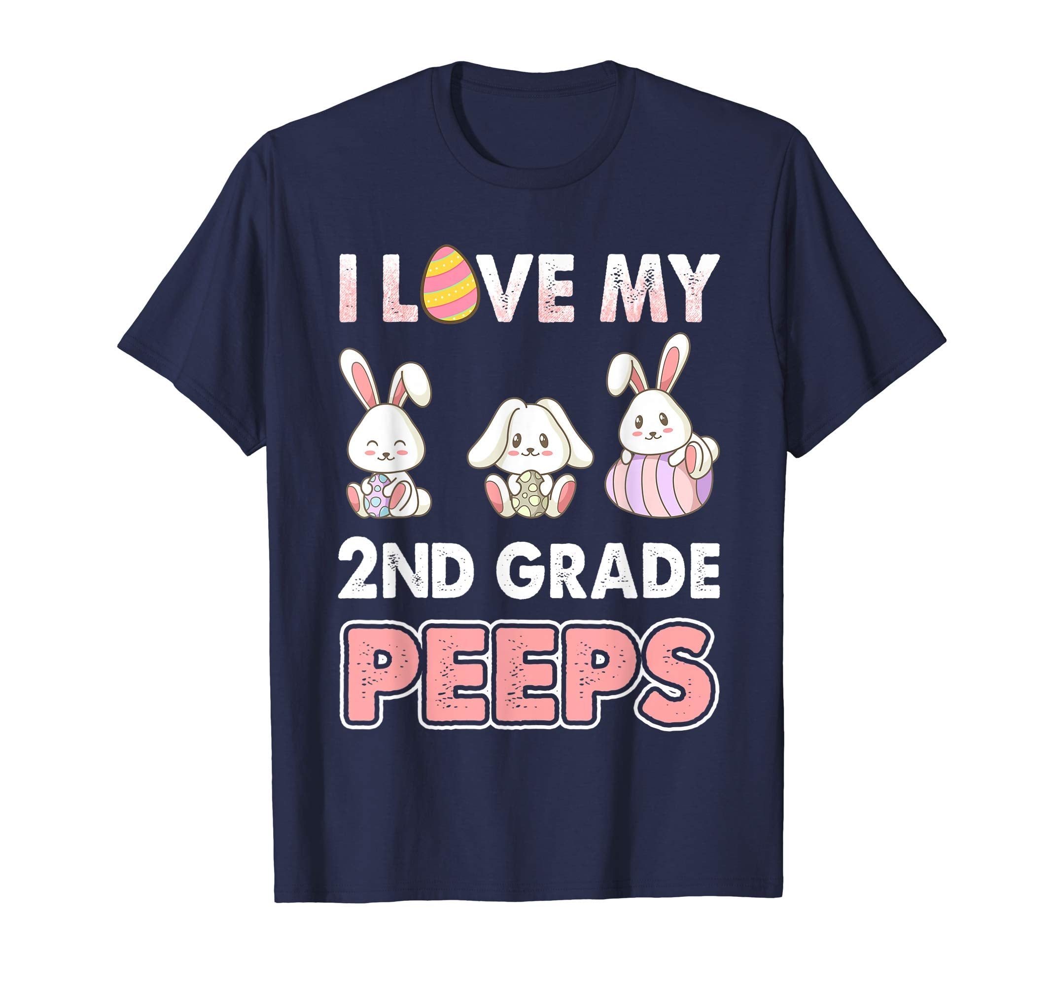 I Love My 2nd Grade Peeps Easter Day T-Shirt