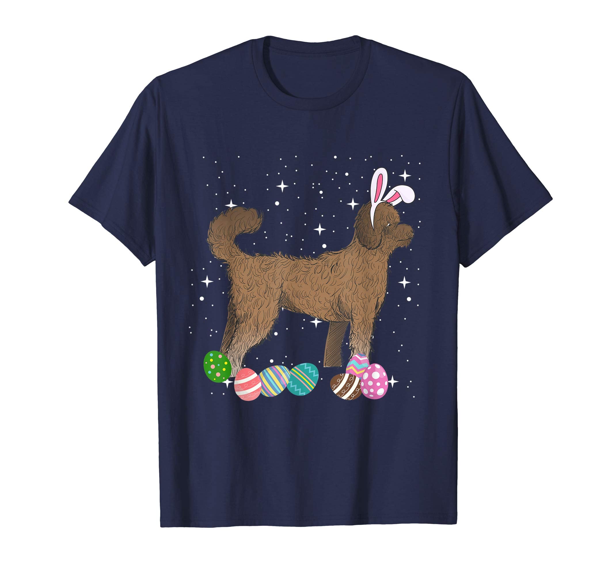Poodle Dressed As Easter Bunny With Rabbit Ears T-Shirt