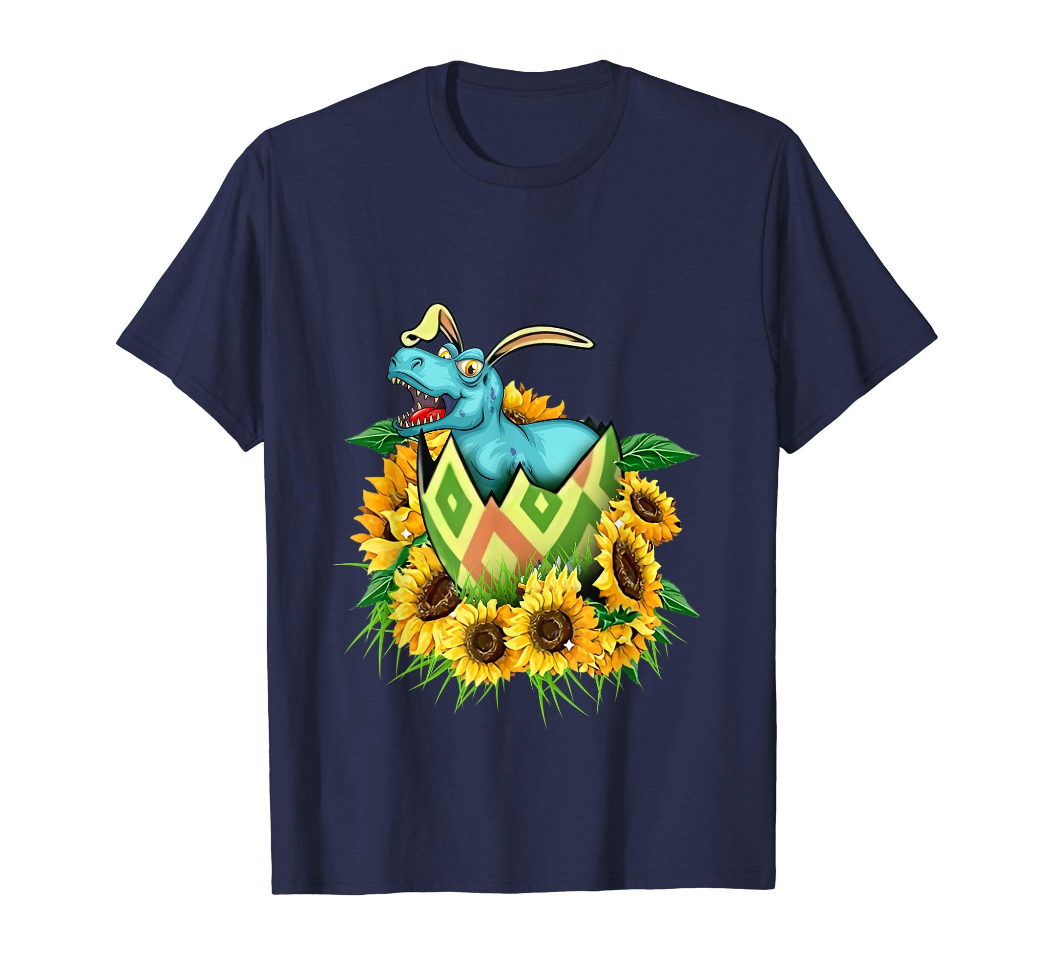 dinosaurs sunflower easter shirt