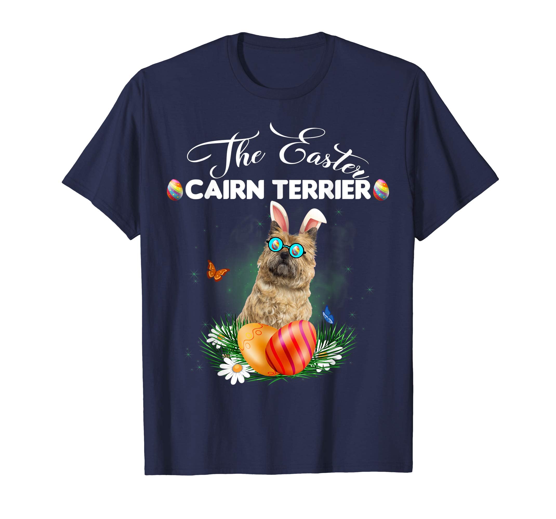 Cairn Terrier Bunny Easter Day Dog Gifts T-Shirt