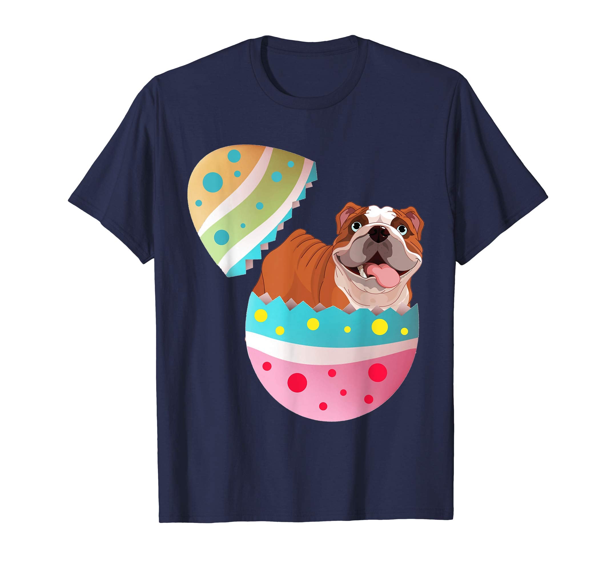 Bulldog Easter Egg T-shirt Funny Bulldog Easter Outfit Gift