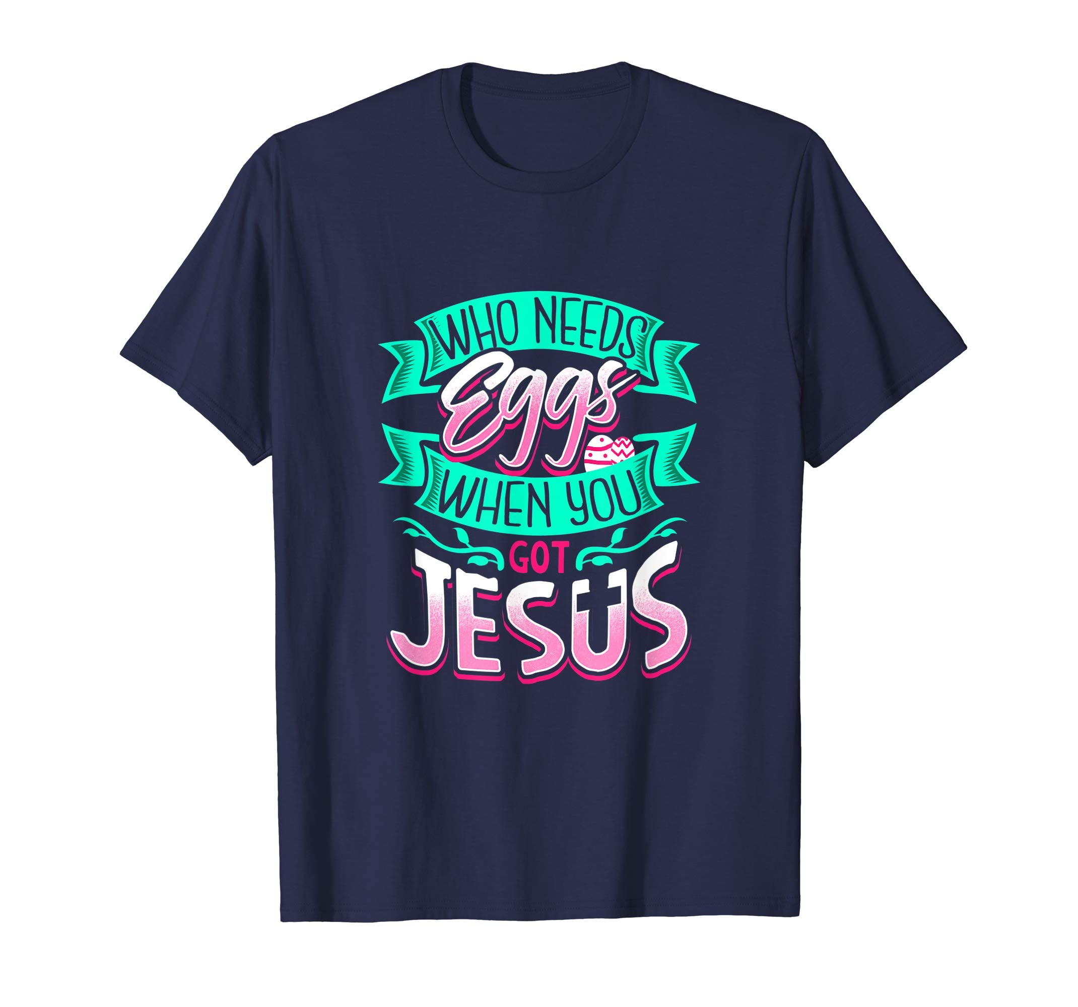 Easter Shirt Christian Got Jesus Cross Colorful Eggs Tshirt
