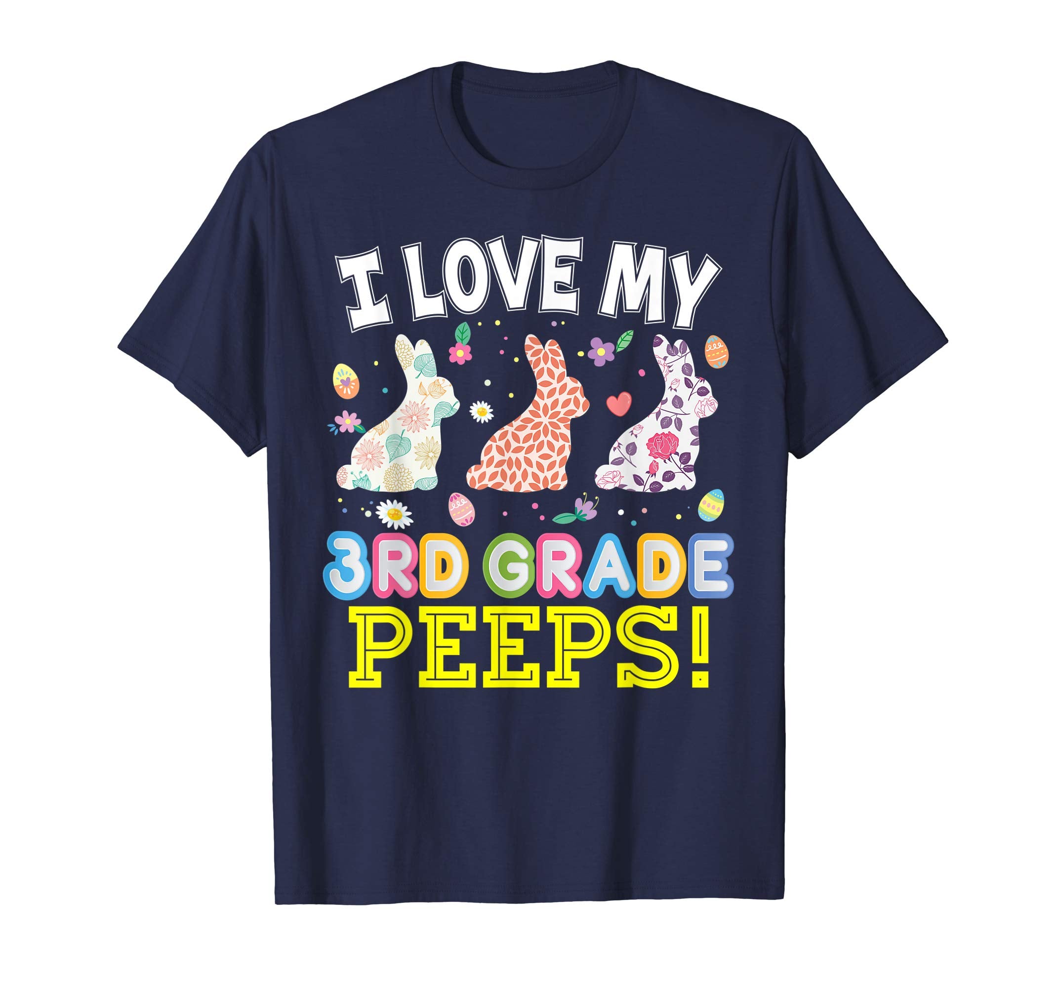 I Love My 3rd Grade Peeps Third Easter Bunnies T-Shirt