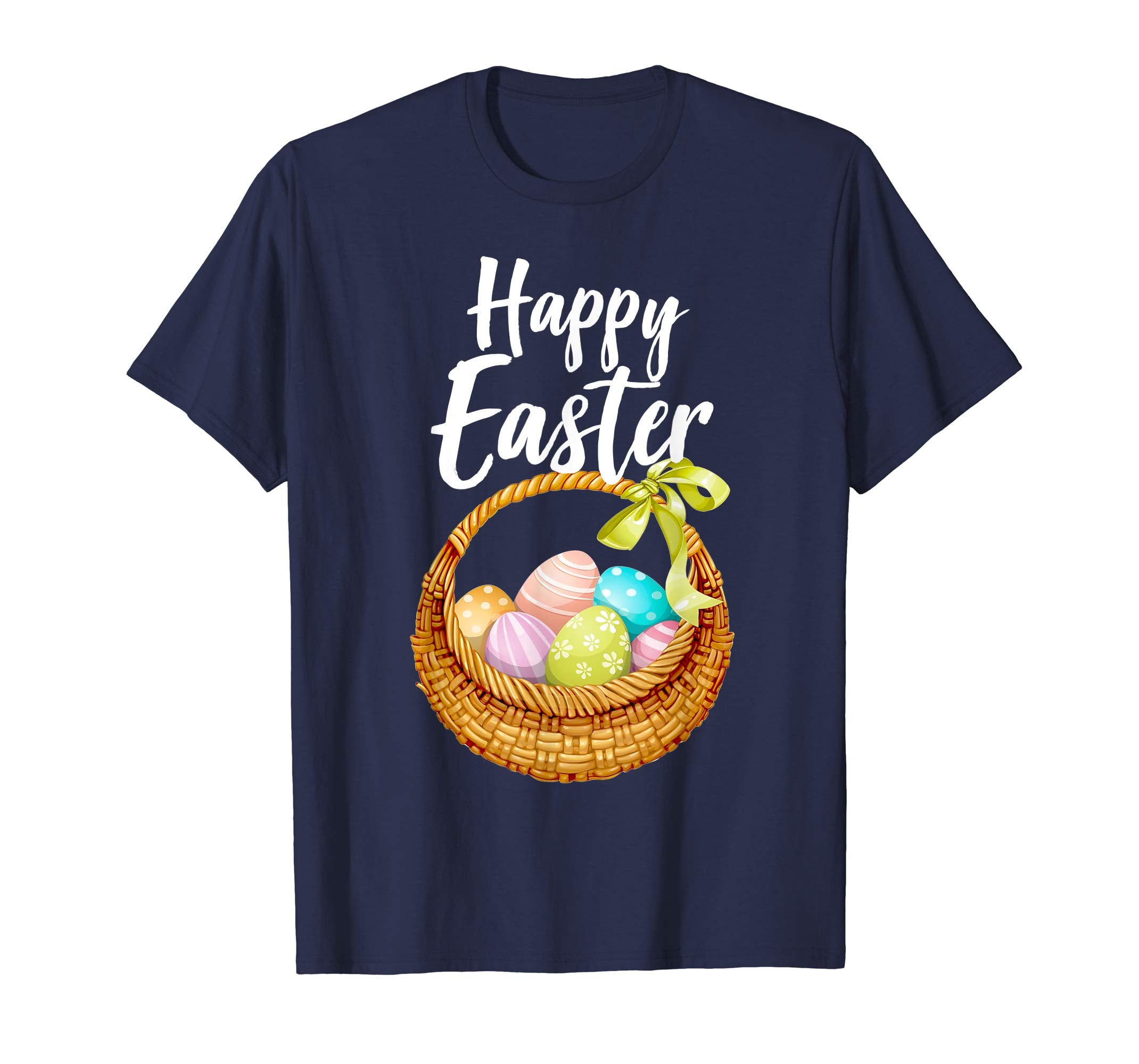 Funny Happy Easter Multiple Colorful Eggs Easter T-Shirt