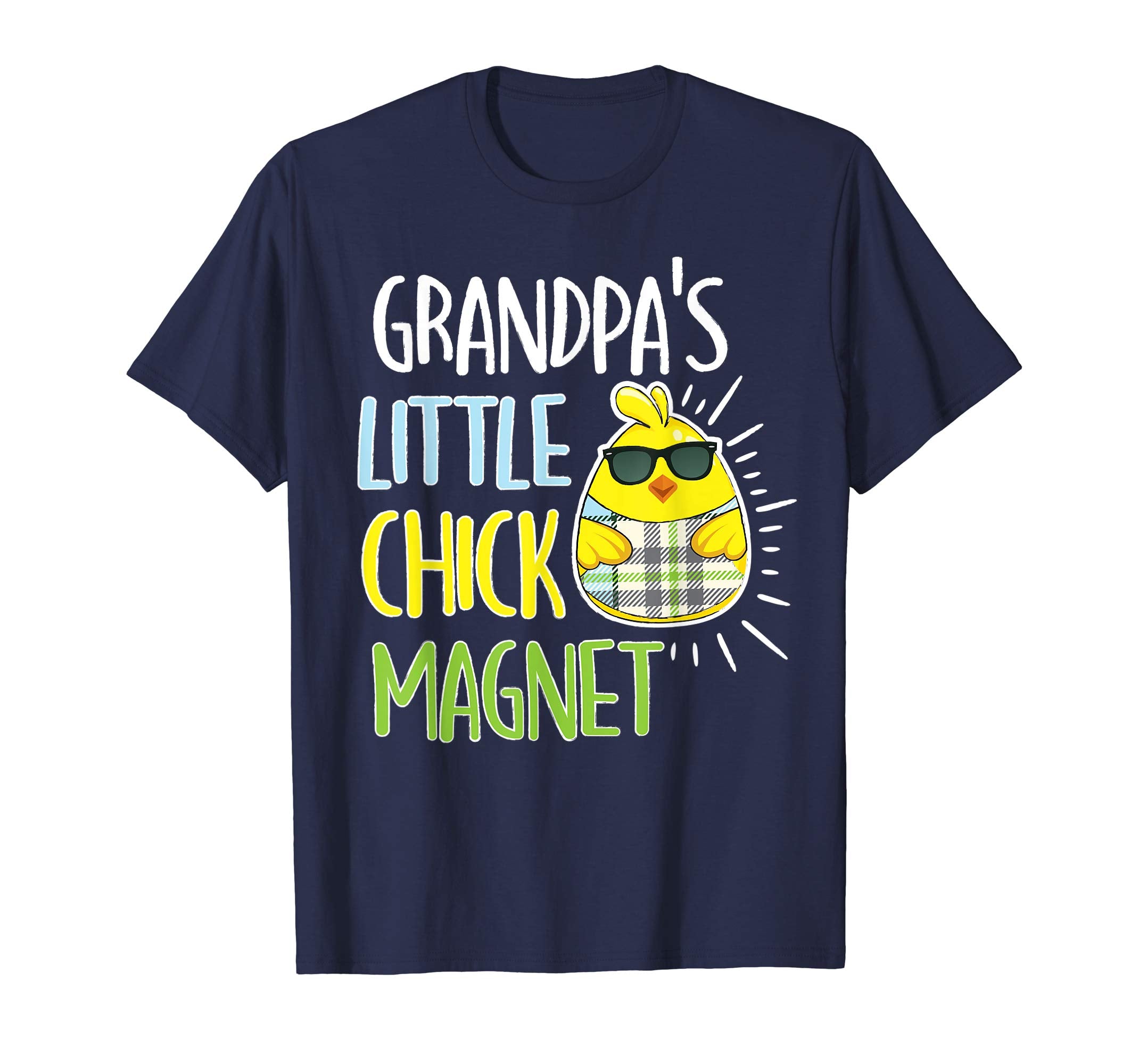 Grandpa's Little Chick Magnet Easter Shirt for Boys Egg Hunt