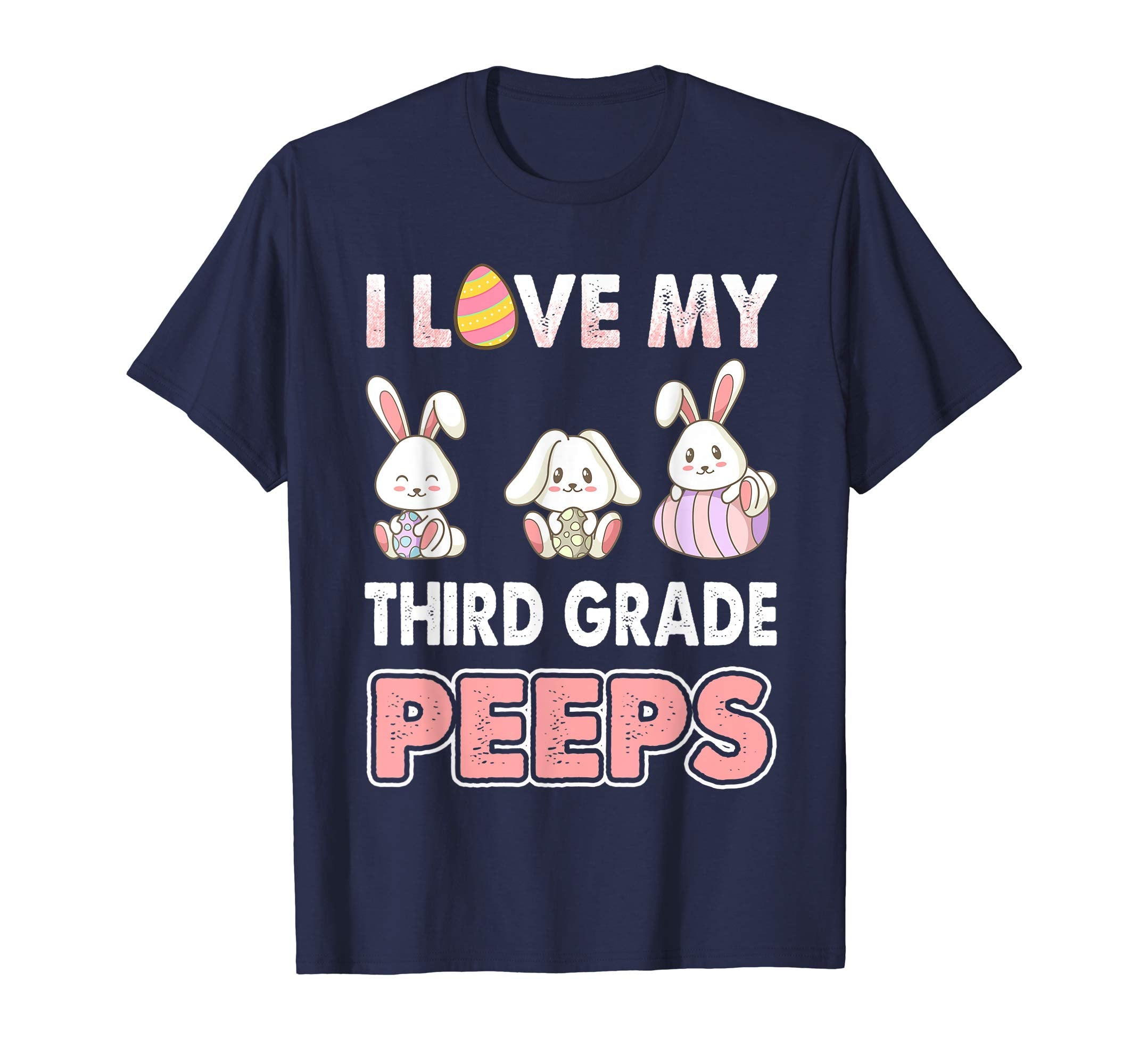 I Love My Third Grade Peeps Easter Day T-Shirt