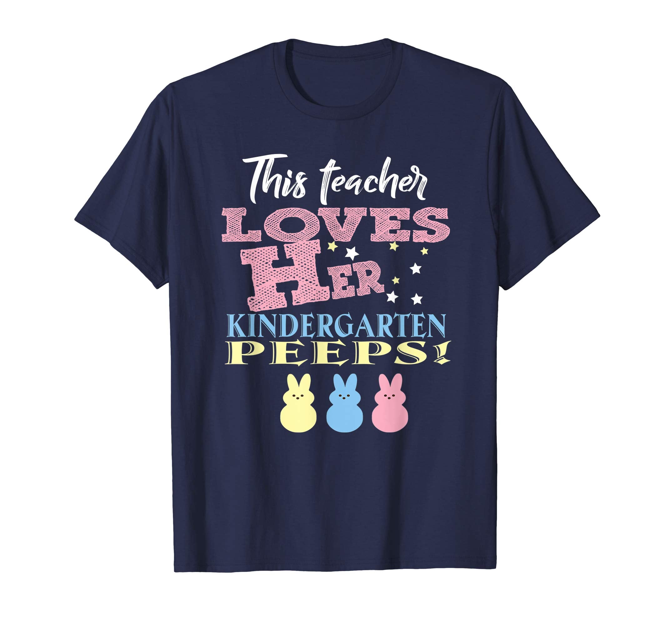 This Teacher Loves Her Kindergarten Students Easter T-Shirt