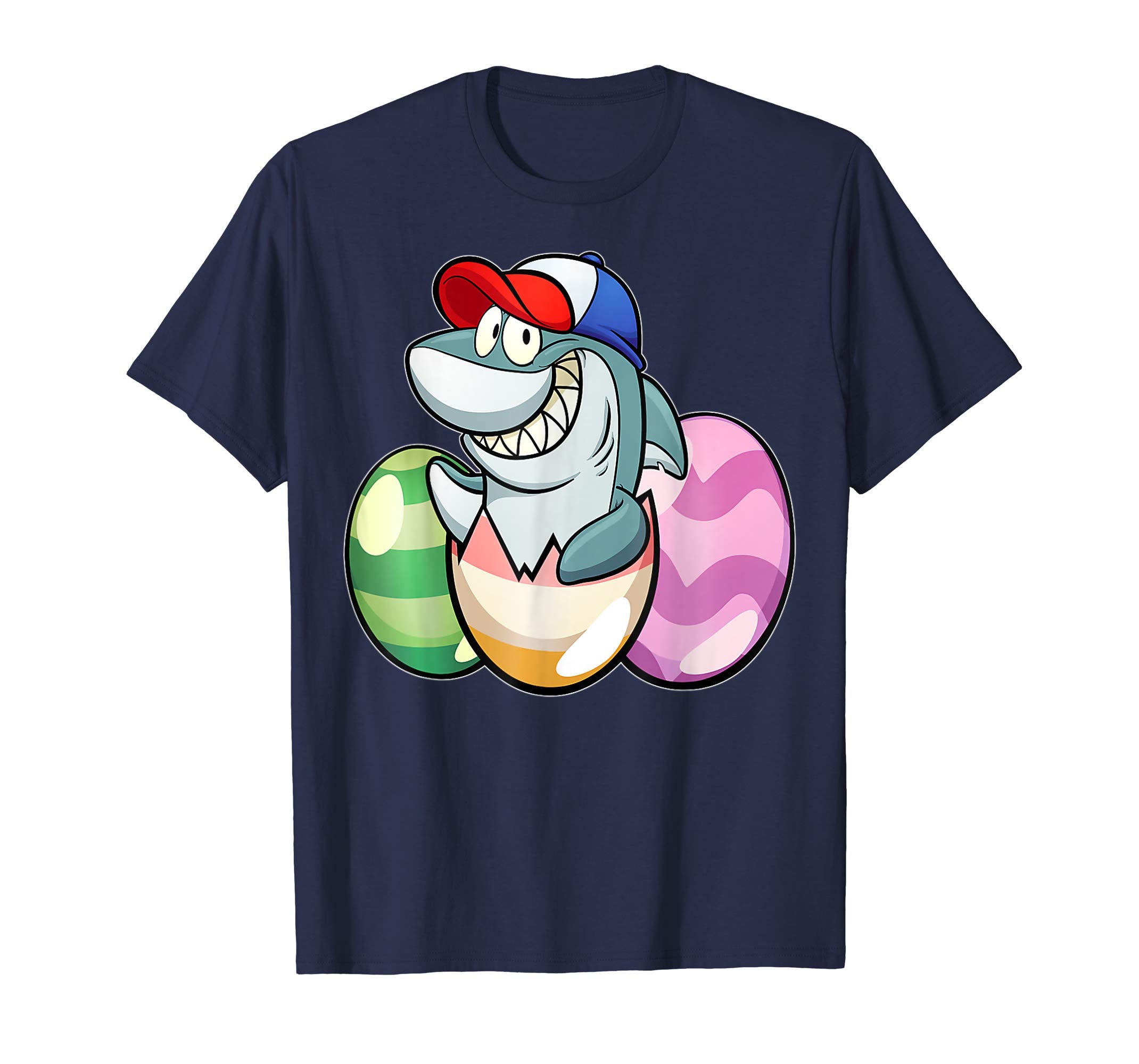 Easter Shirts For Kids Boys Girls Shark Shirt Easter Eggs
