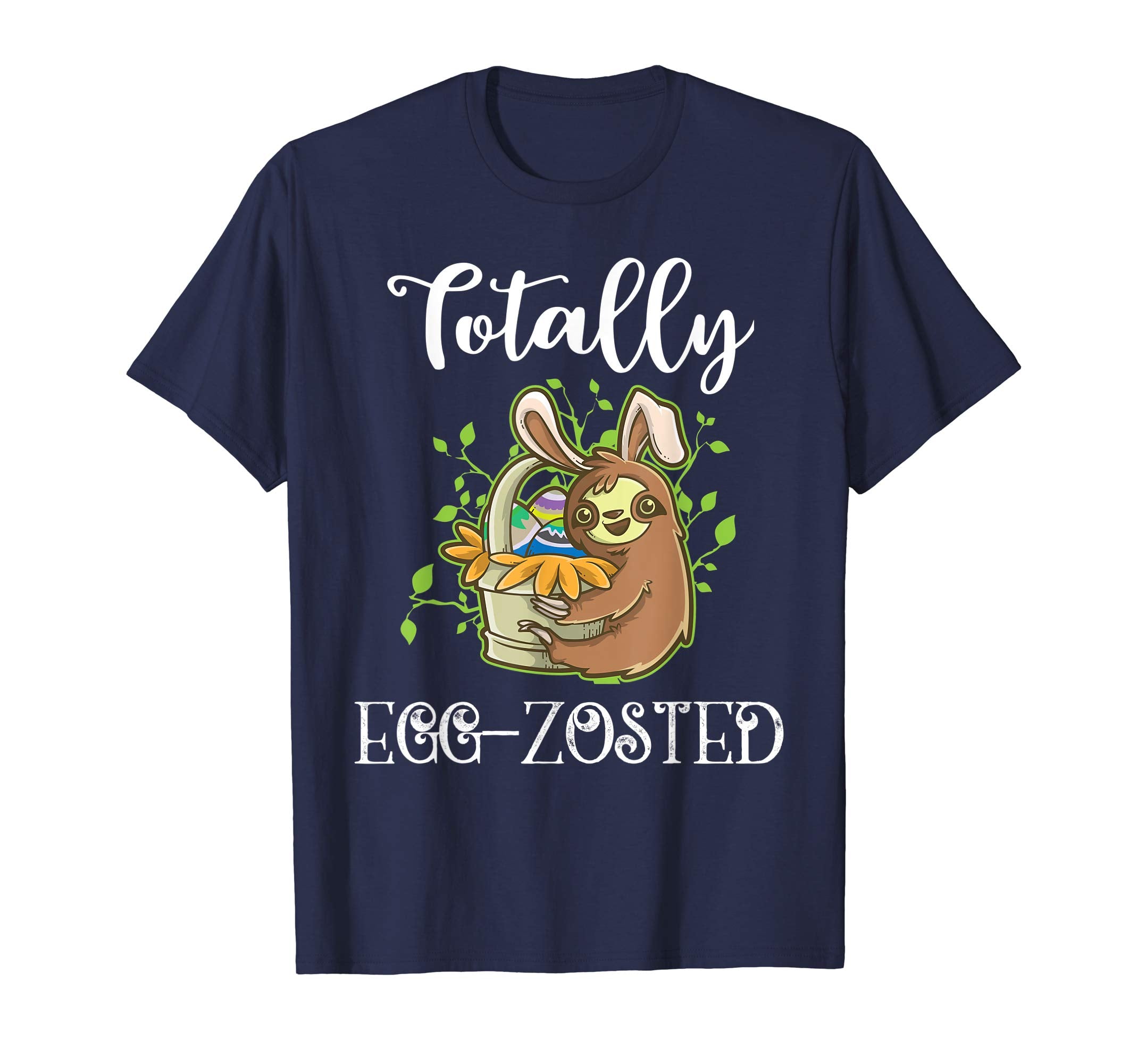 Sloth Easter T-Shirt For Lazy Tired People Adult Humor Gift