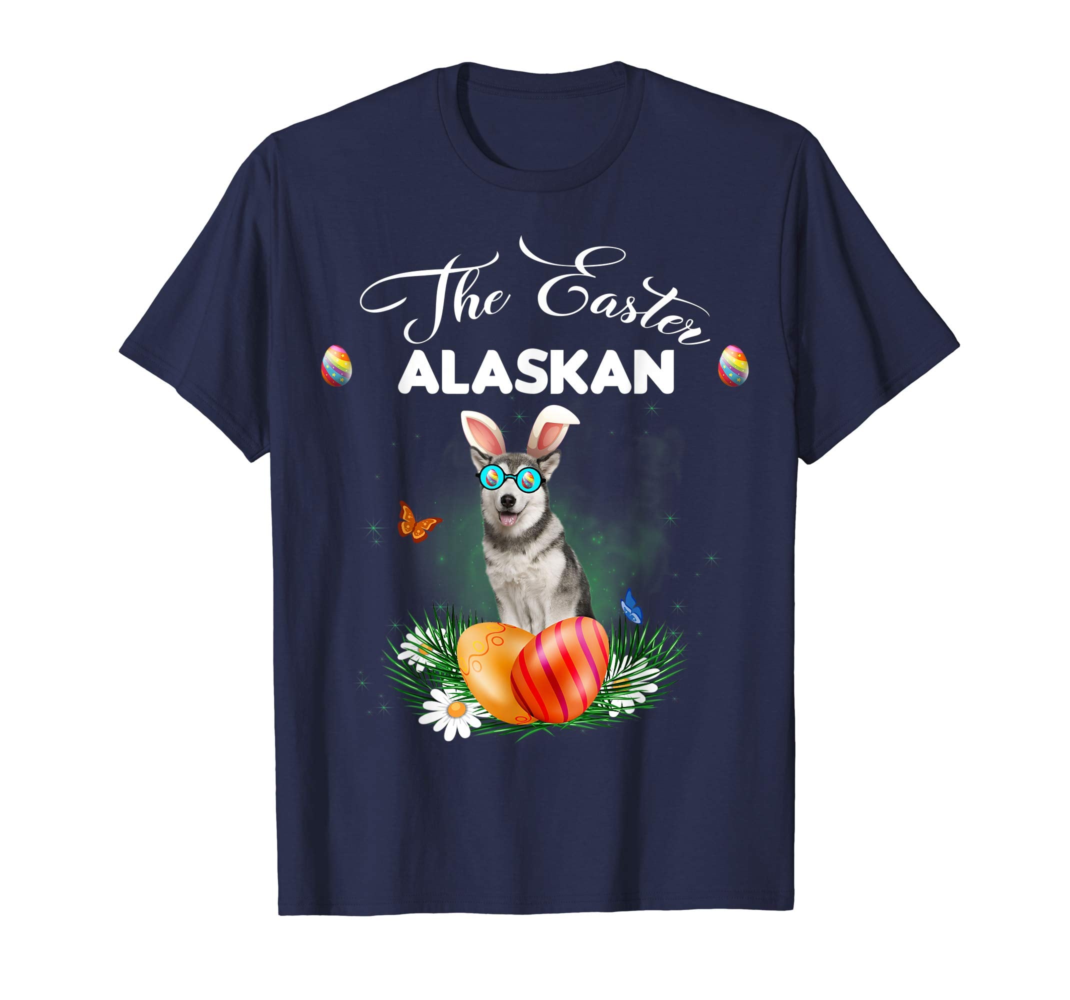 Alaskan Bunny Easter Day Dog Gifts T-Shirt