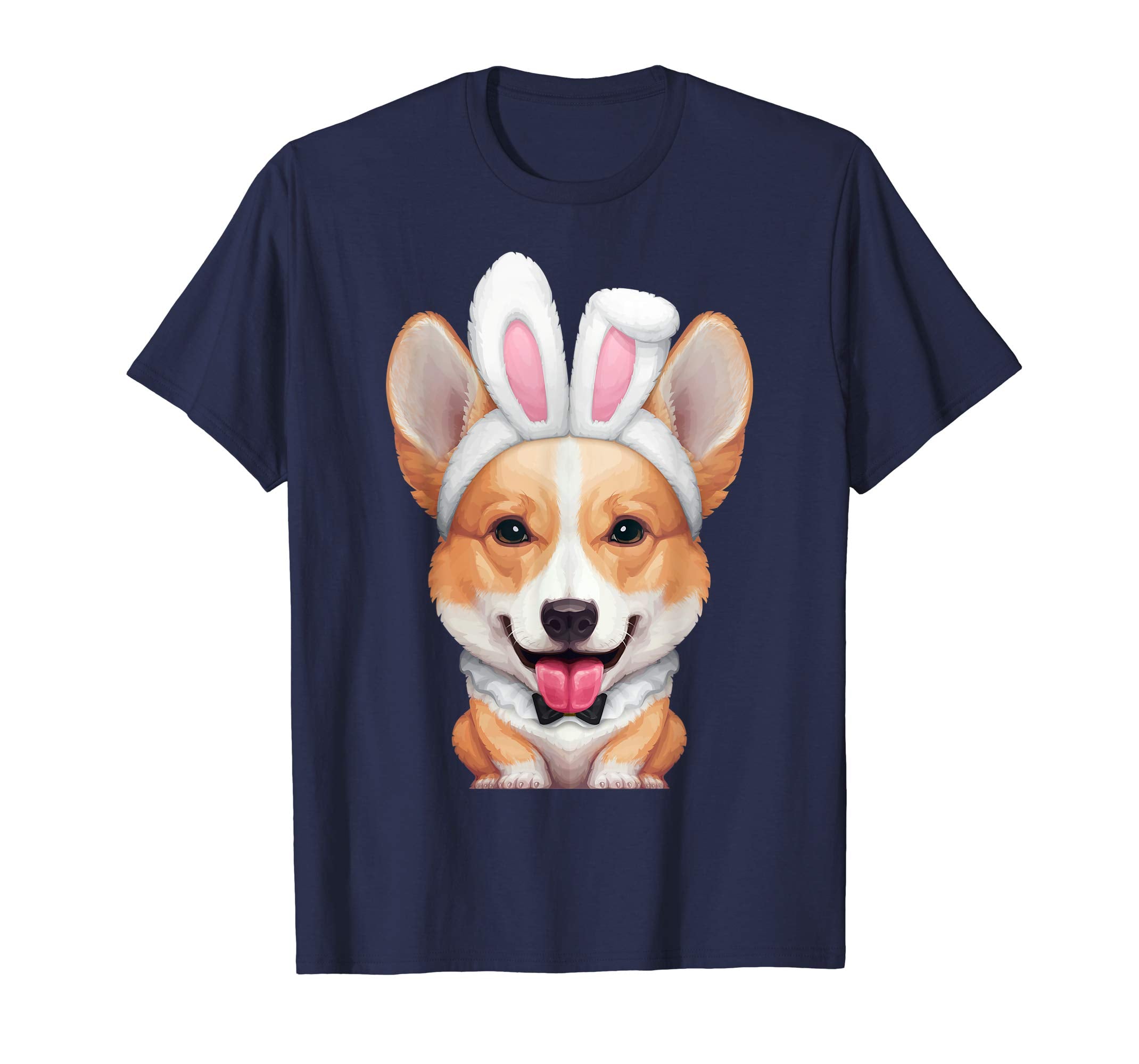 Welsh Corgi in the Easter Bunny Costume T-Shirt
